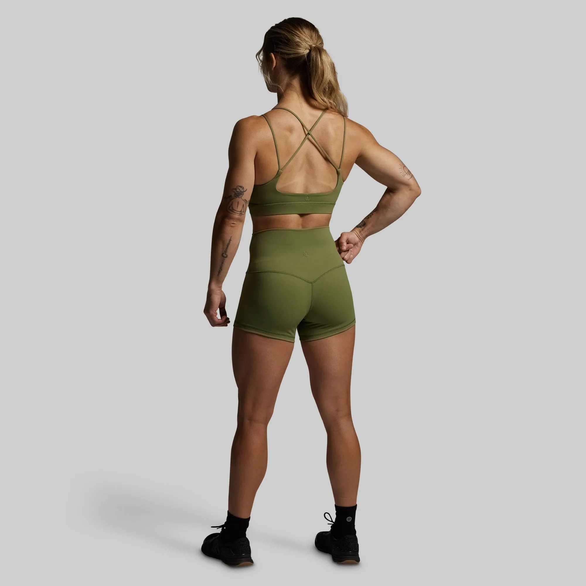 New Heights Booty Short Set (Army Green) sold by Born Primitive product image thumbnail 2