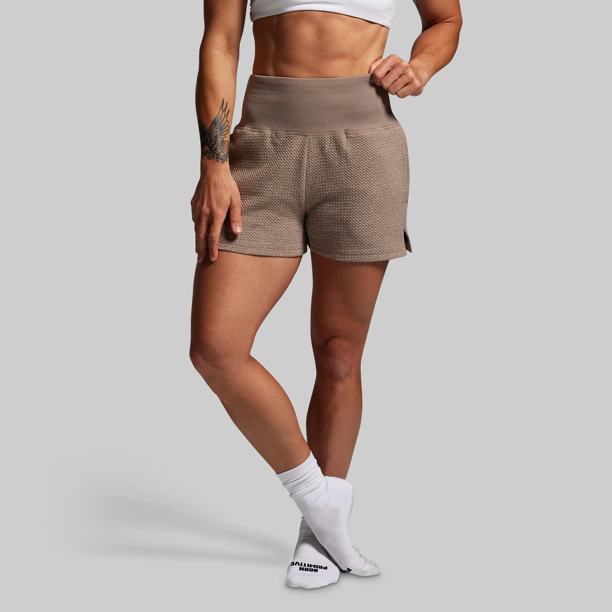 Women’s Revive Cloud Short Set (Mink) sold by Born Primitive product image thumbnail 5