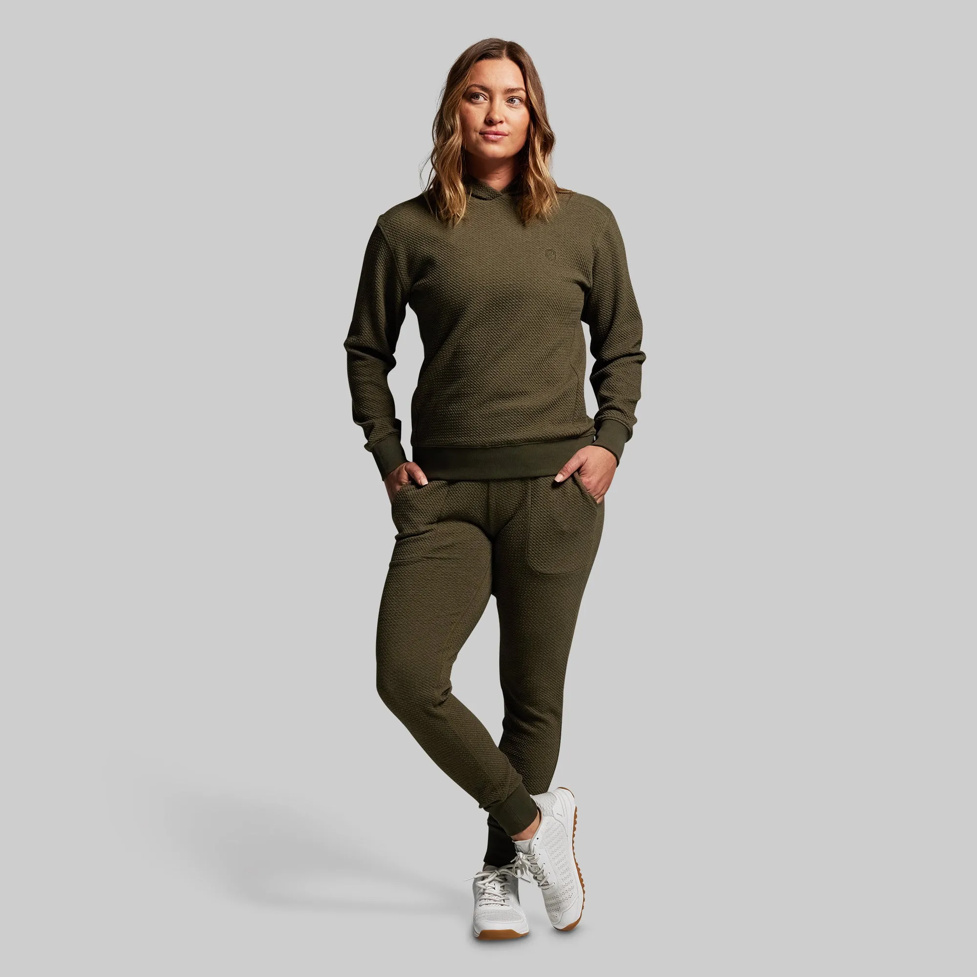 Women’s Cloud Jogger Set (OD Green) sold by Born Primitive