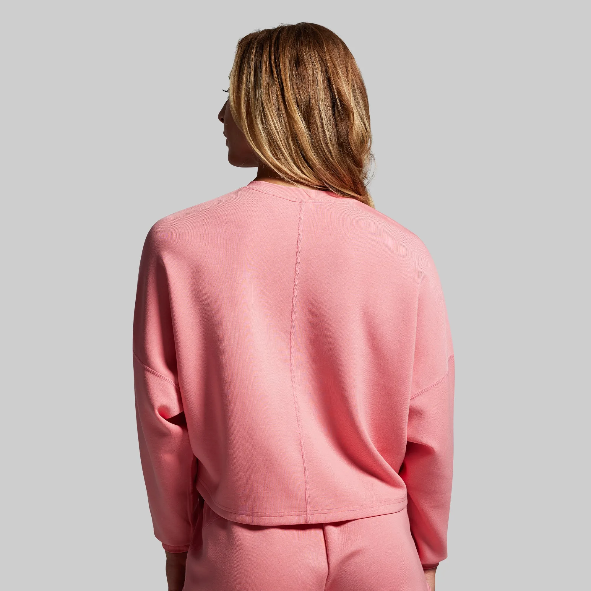 Lounge Lux Cropped Pullover (Faded Rose) sold by Born Primitive product image thumbnail 2