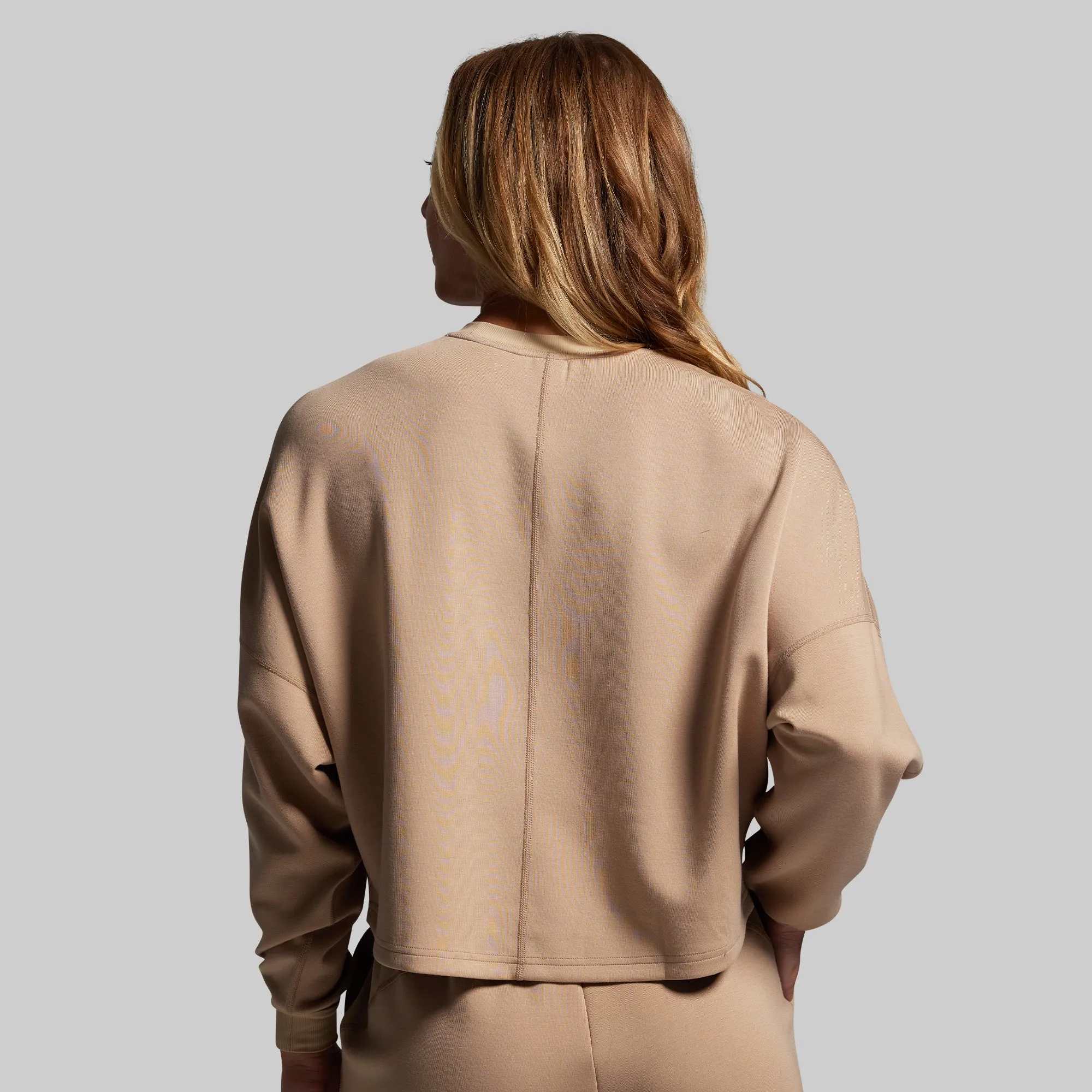 Lounge Lux Cropped Pullover (Mink) sold by Born Primitive product image thumbnail 2