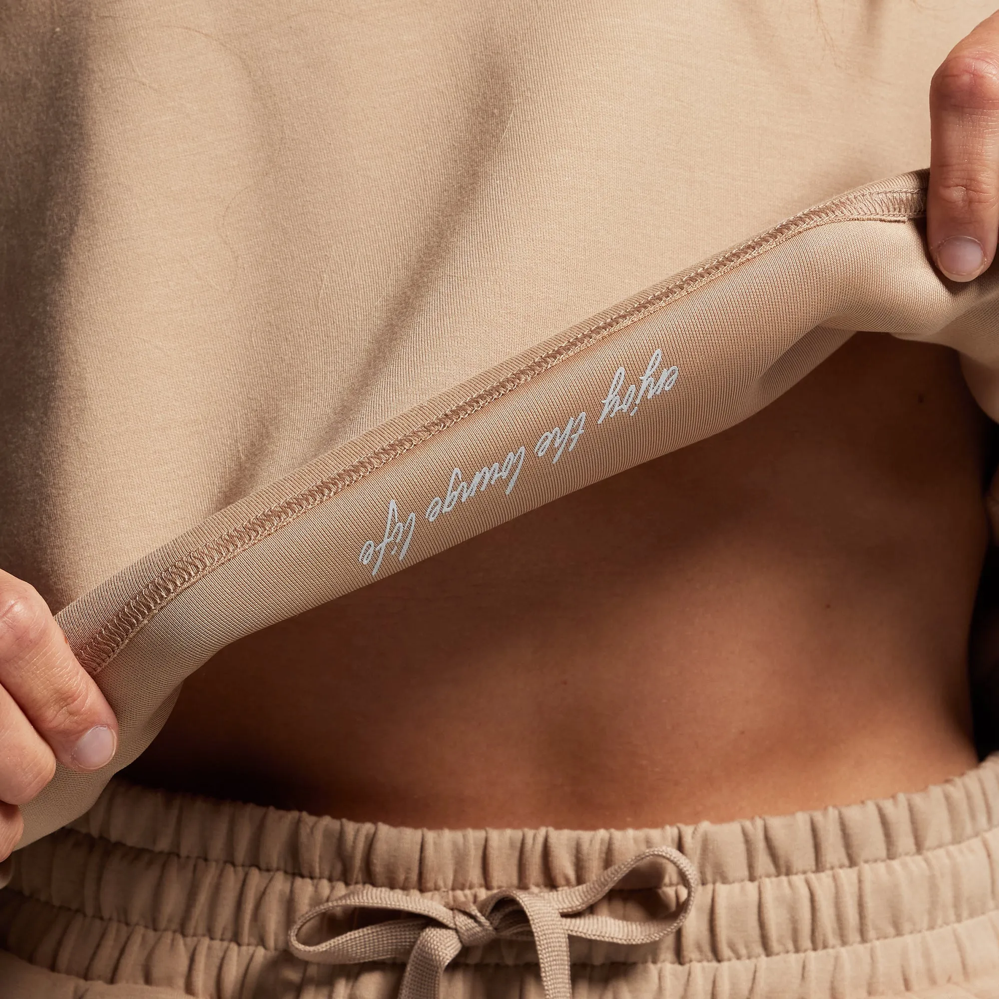 Lounge Lux Cropped Pullover (Mink) sold by Born Primitive product image thumbnail 4