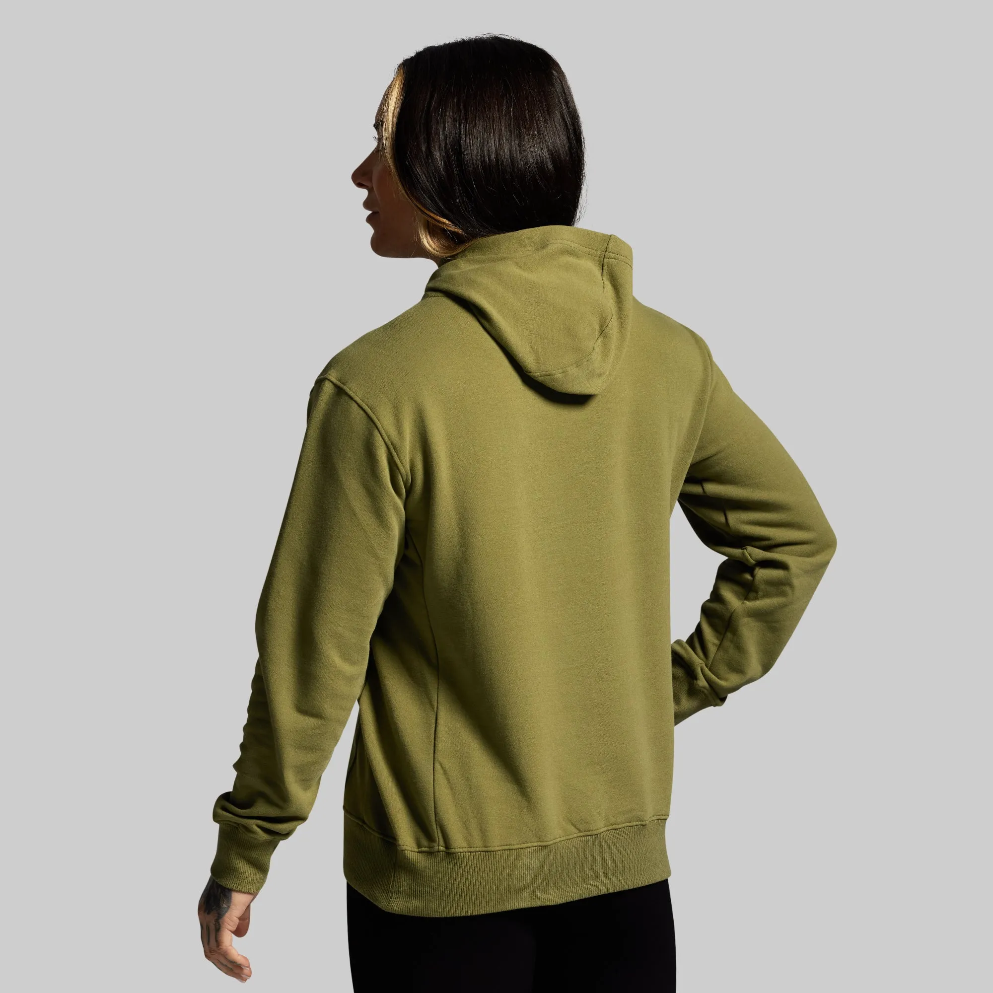 BP Classic Women's Unmatched Hoodie (Army Green) sold by Born Primitive product image thumbnail 2