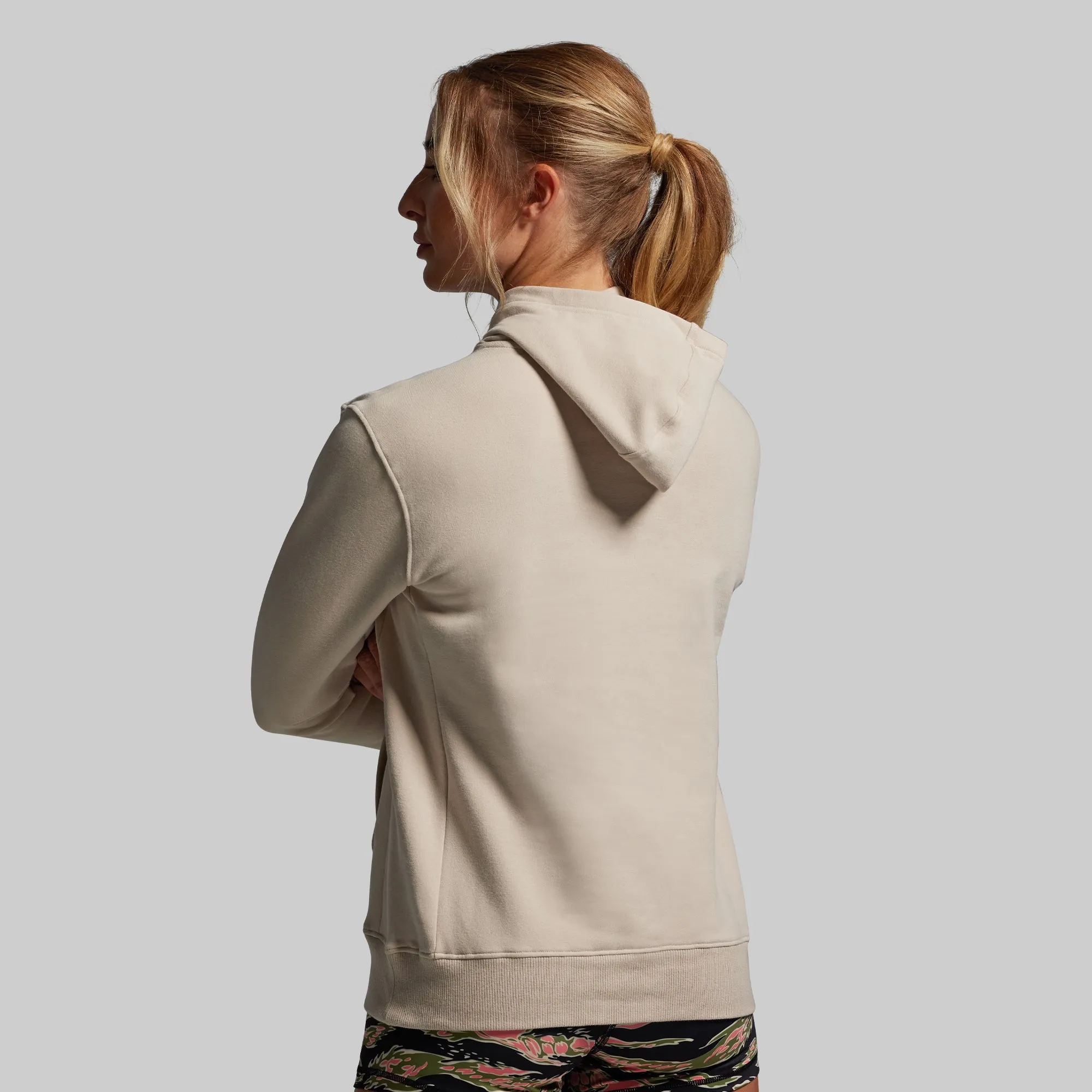 BP Flag Women's Unmatched Hoodie (Pumice/Pink Jungle Tiger) sold by Born Primitive product image thumbnail 2