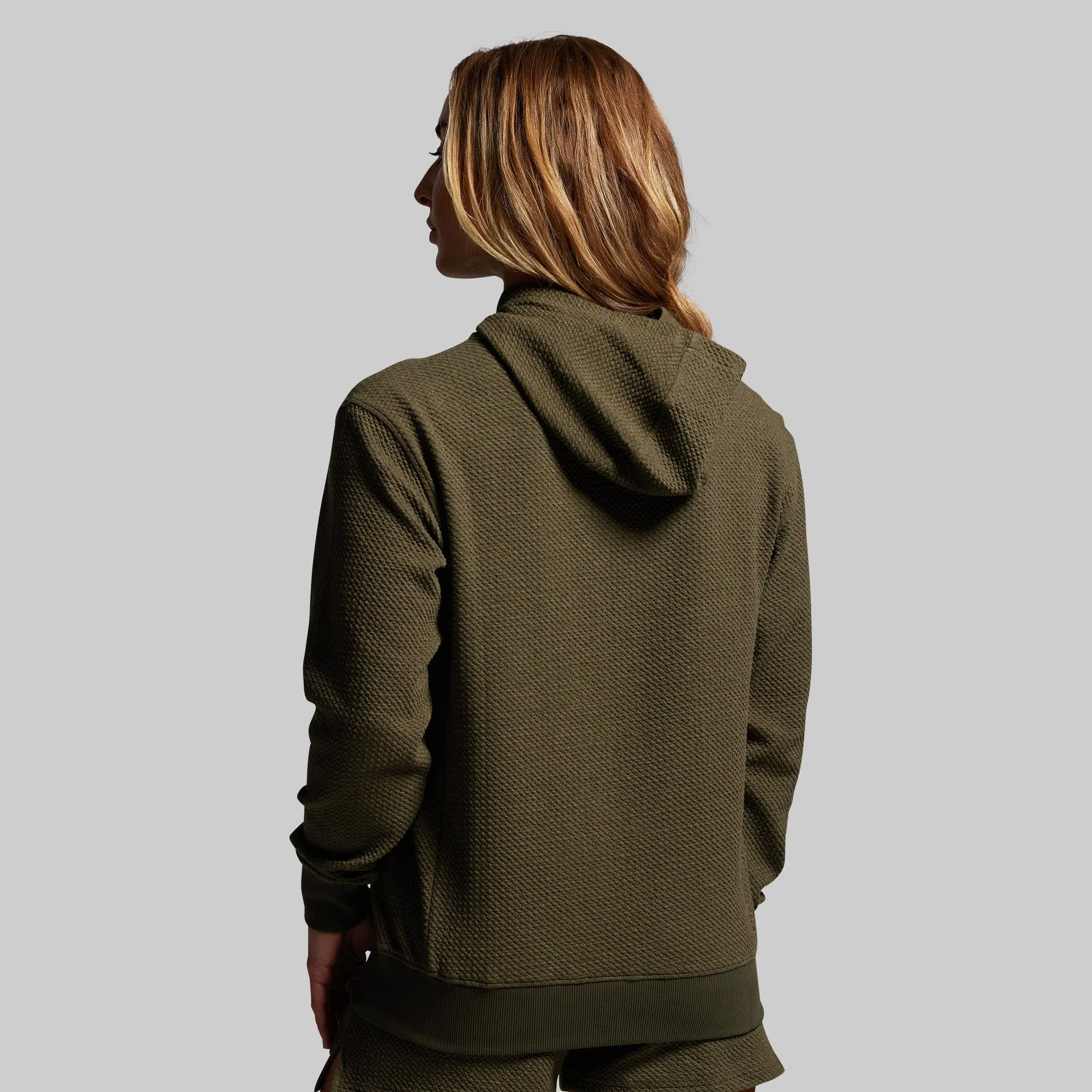 Women's Cloud Hoodie (OD Green) sold by Born Primitive product image thumbnail 2