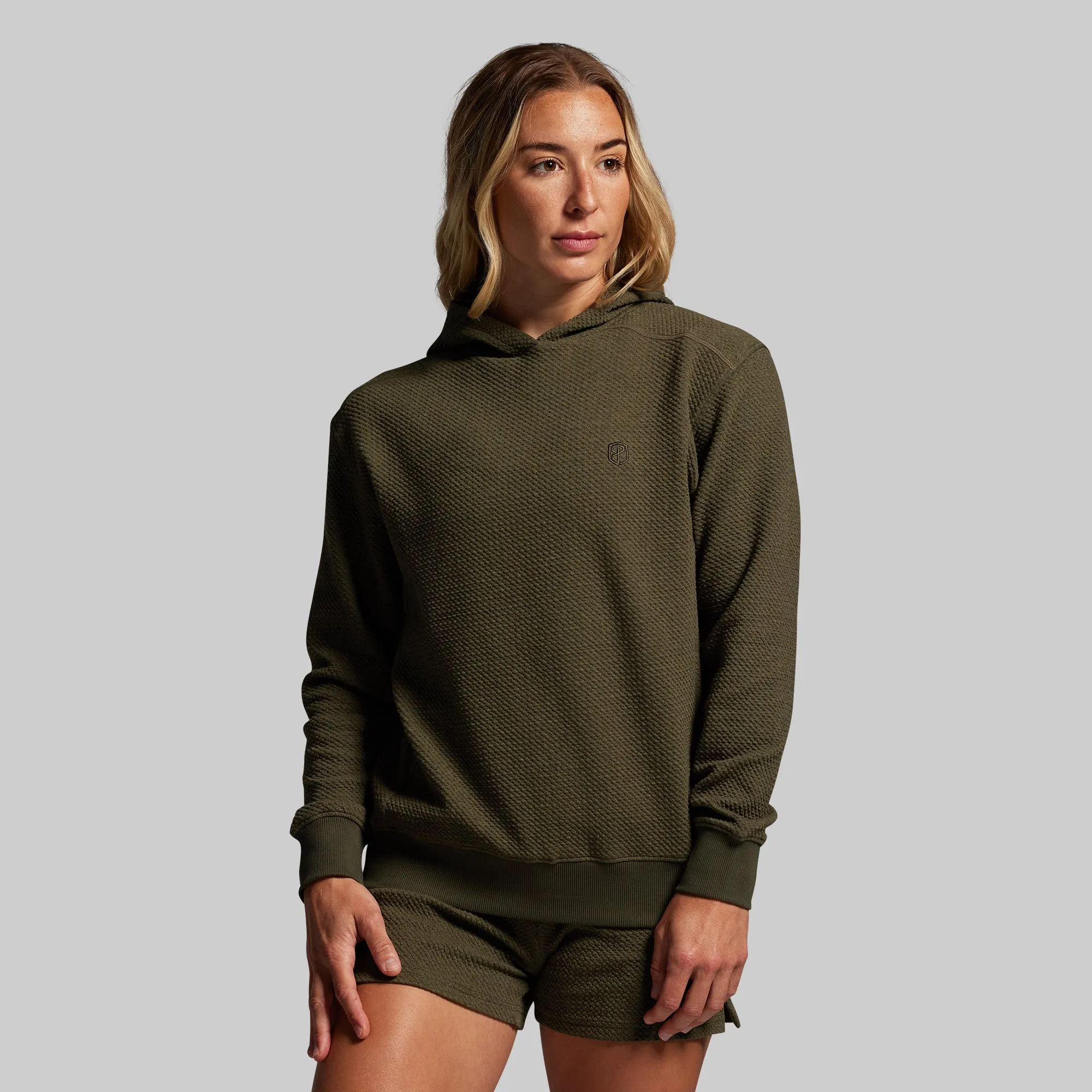 Women's Cloud Hoodie (OD Green) sold by Born Primitive product image thumbnail 3