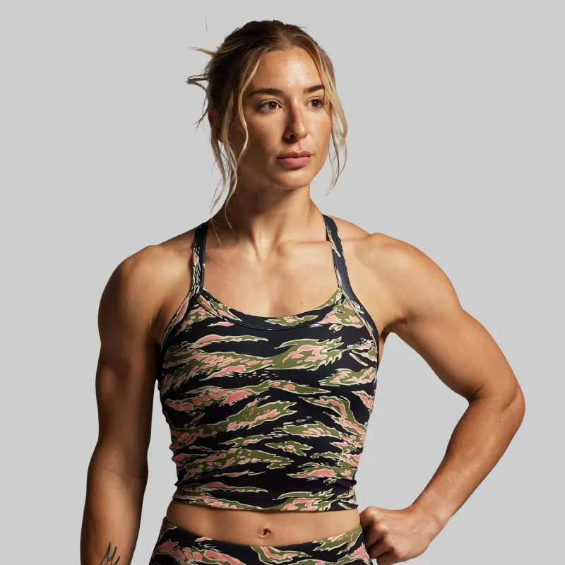 Your Favorite Sports Bra (Pink Jungle Tiger) sold by Born Primitive