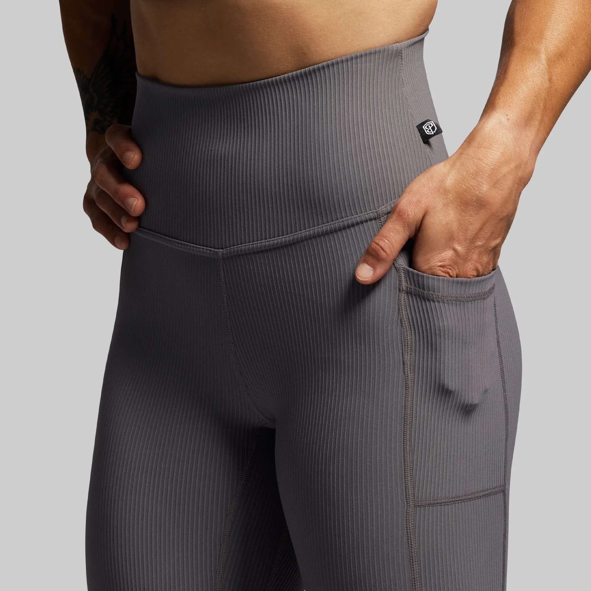 Limitless Legging w/ Pockets (Dark Grey) sold by Born Primitive product image thumbnail 4