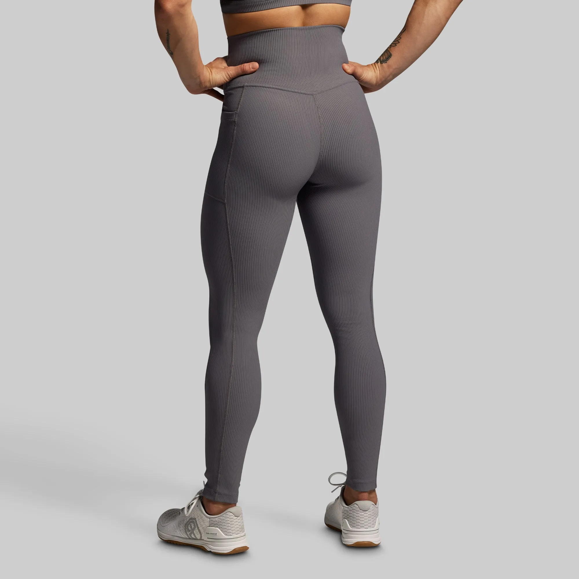 Limitless Legging w/ Pockets (Dark Grey) sold by Born Primitive product image thumbnail 2