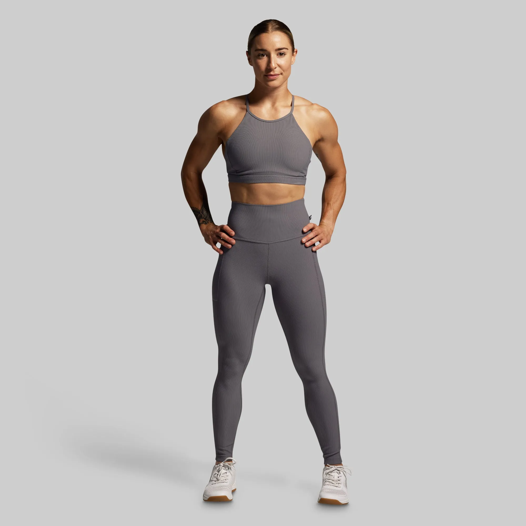 Limitless Legging w/ Pockets (Dark Grey) sold by Born Primitive product image thumbnail 5