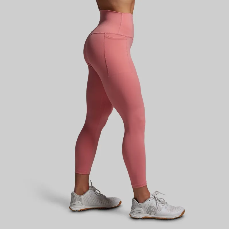 Your Go To 7/8 Legging w/ Pockets 2.0 (Faded Rose) sold by Born Primitive