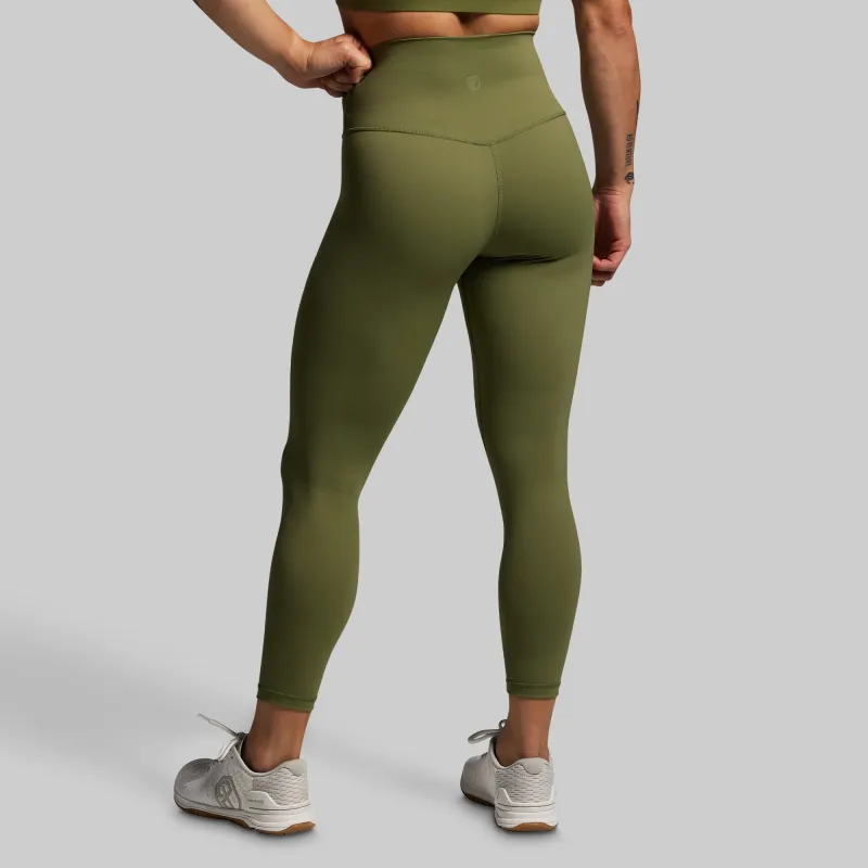 Your Go To 7/8 Legging 2.0 (Army Green) sold by Born Primitive