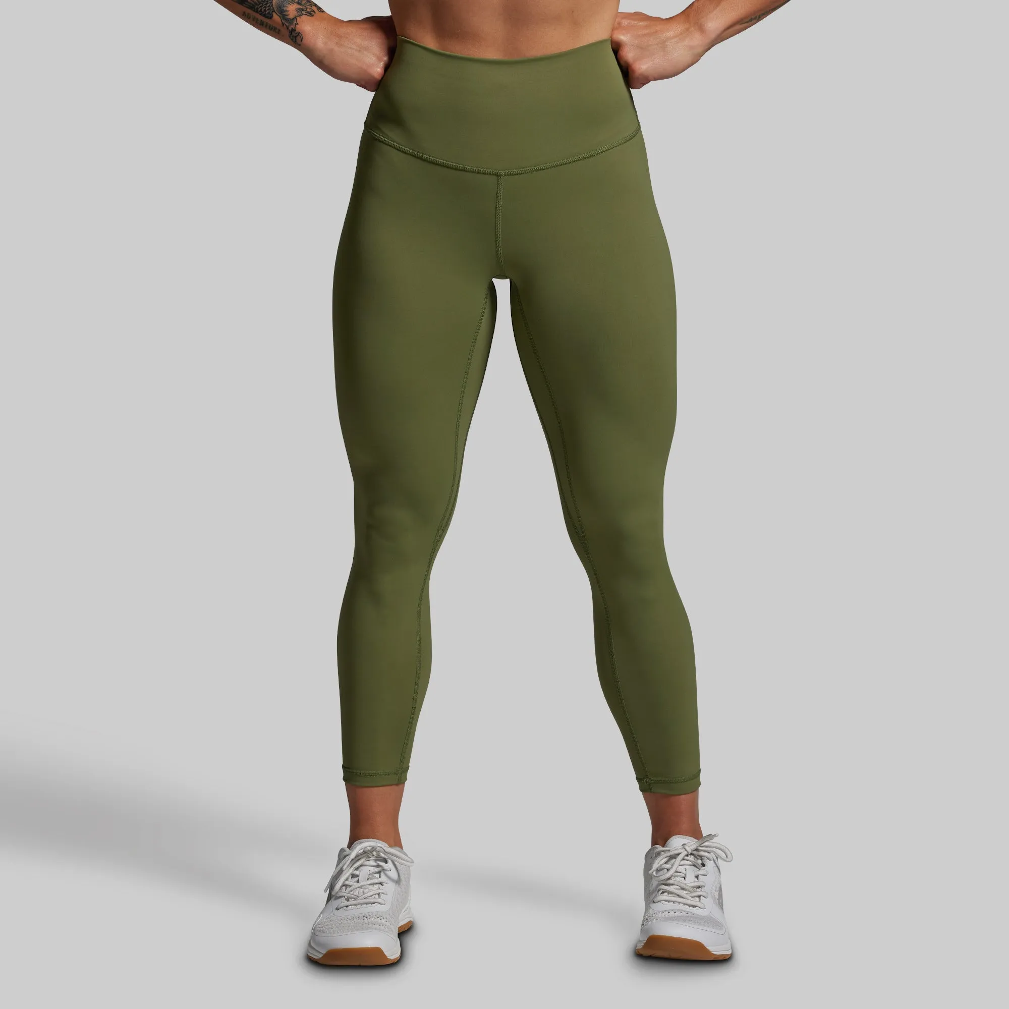 Your Go To 7/8 Legging 2.0 (Army Green) sold by Born Primitive product image thumbnail 3