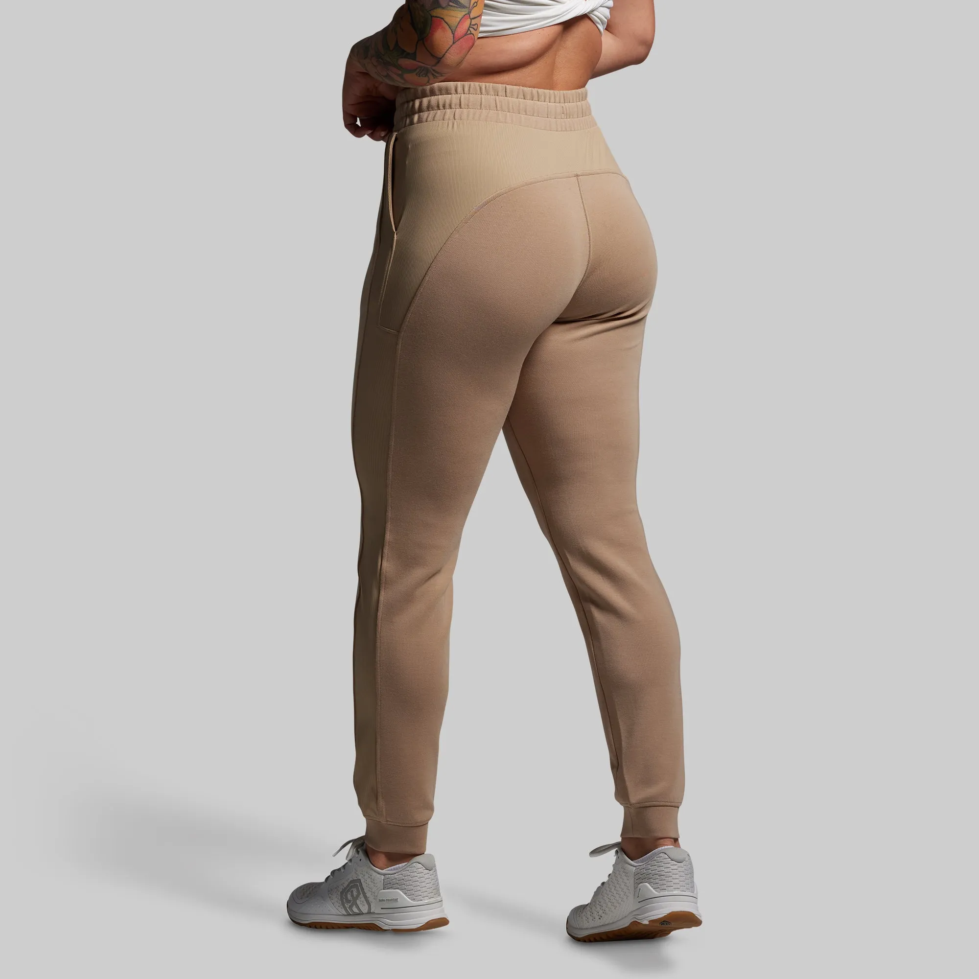 Women's Lounge Lux Jogger (Mink) sold by Born Primitive product image thumbnail 2