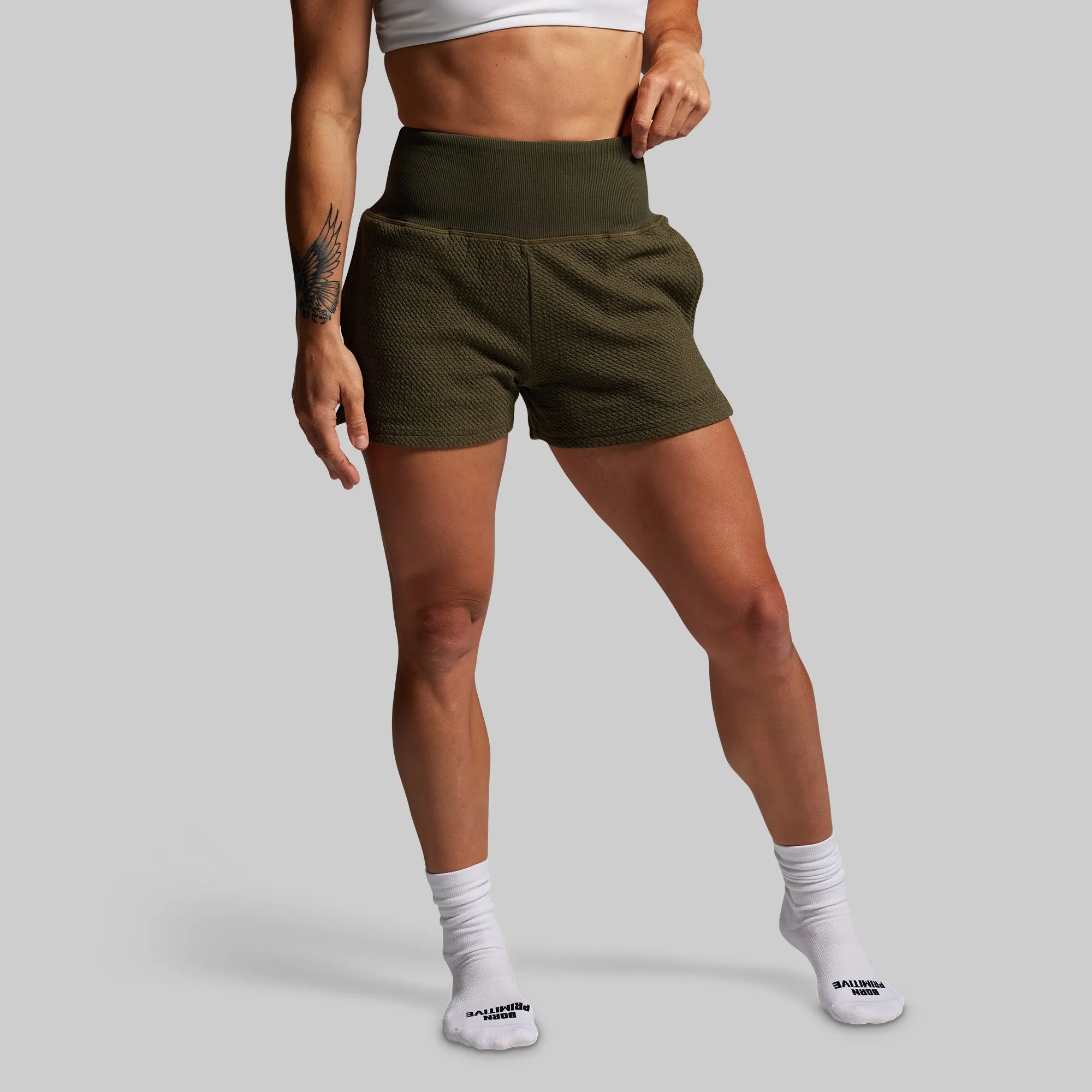 Women's Cloud Short (OD Green) sold by Born Primitive product image thumbnail 3