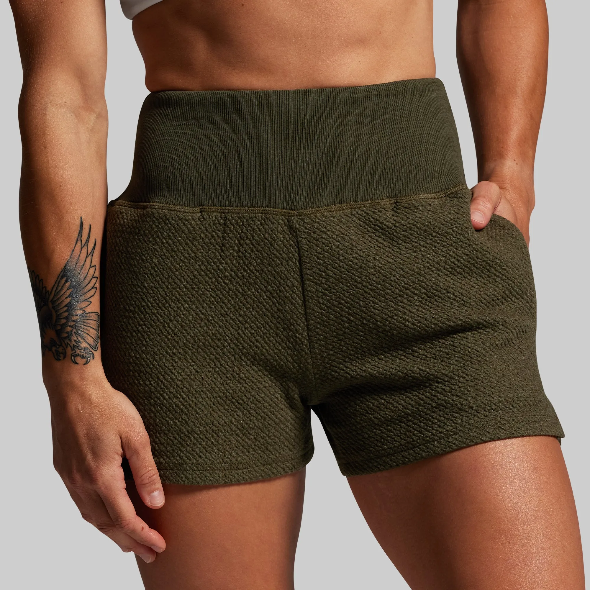 Women's Cloud Short (OD Green) sold by Born Primitive