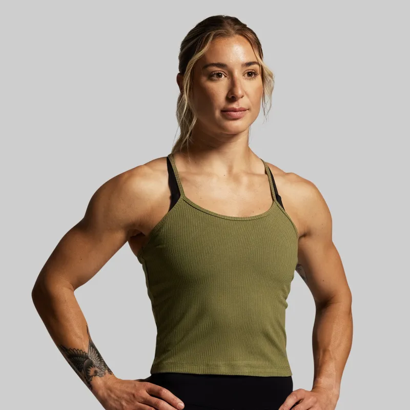 Keep It Easy Tank (Army Green) sold by Born Primitive