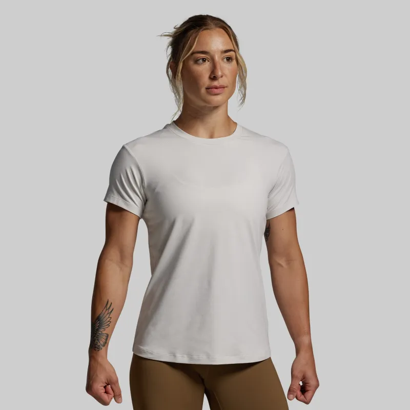 Women's BP Premium Basic Crew (Sand) sold by Born Primitive