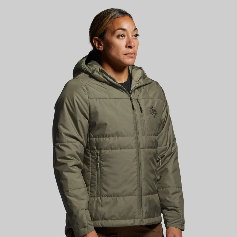 Women's Tundra Jacket Light 2.0 (OD Green) sold by Born Primitive