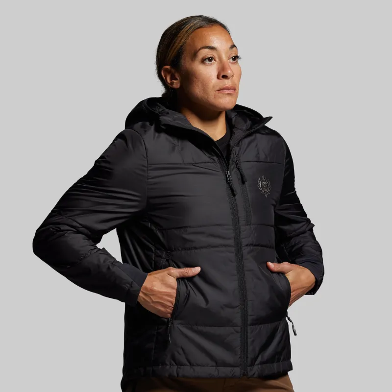 Women's Tundra Jacket Light 2.0 (Black) sold by Born Primitive