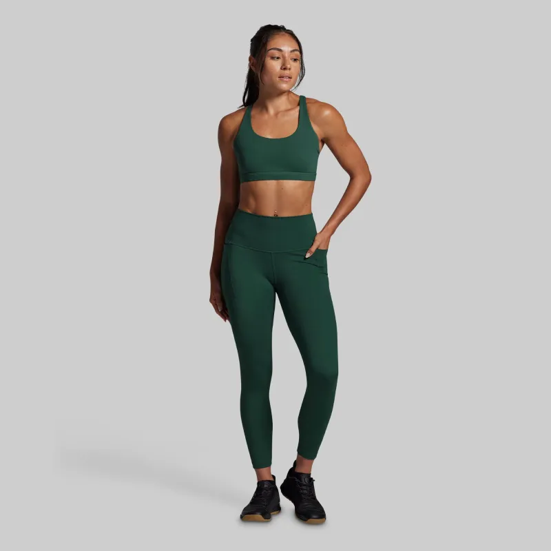 Your Go To 7/8 Legging w/ Pockets 2.0 Set (Grove) sold by Born Primitive