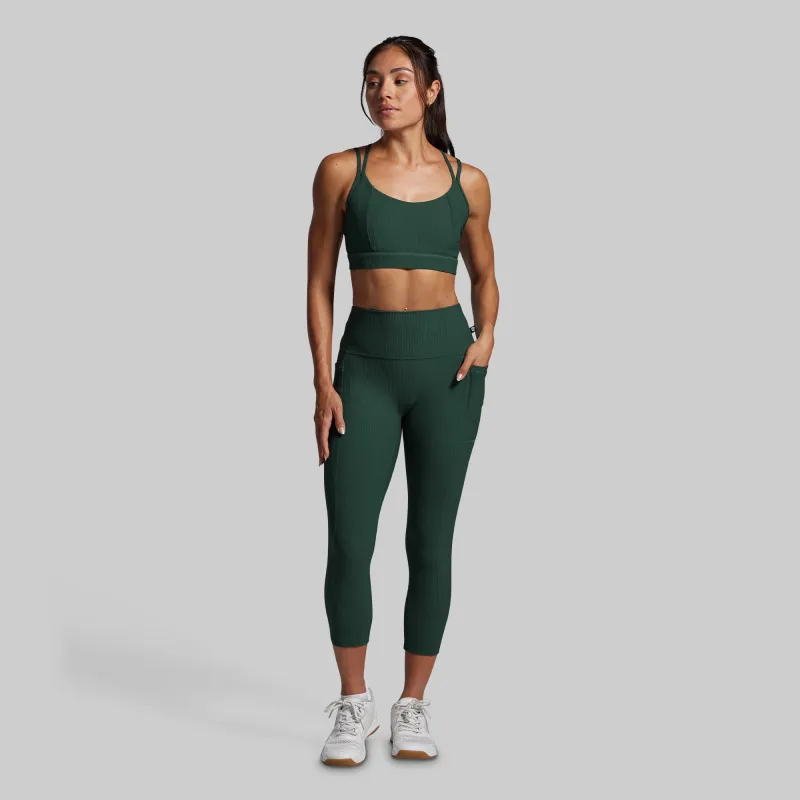 All or Nothing Capri Set (Grove) sold by Born Primitive