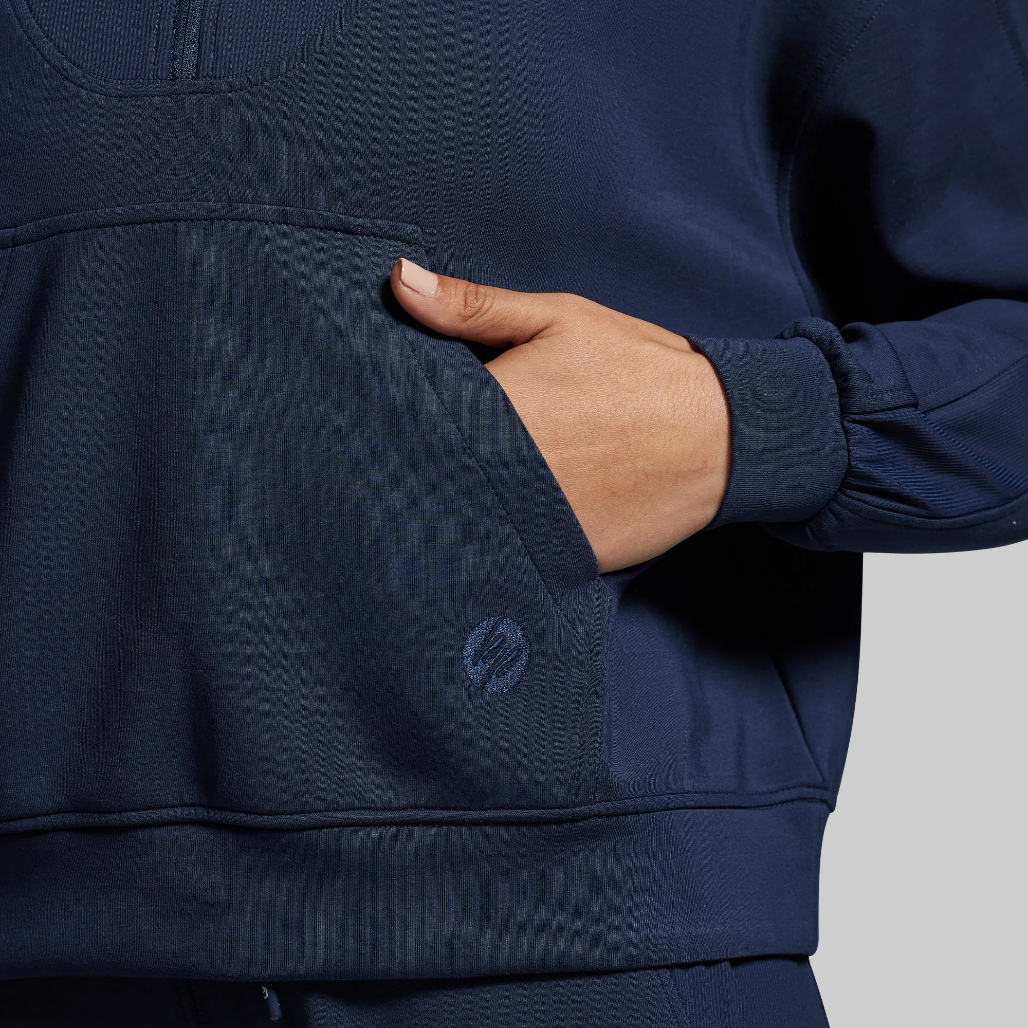 Lounge Lux Quarter Zip Pullover (BP Navy) sold by Born Primitive product image thumbnail 5