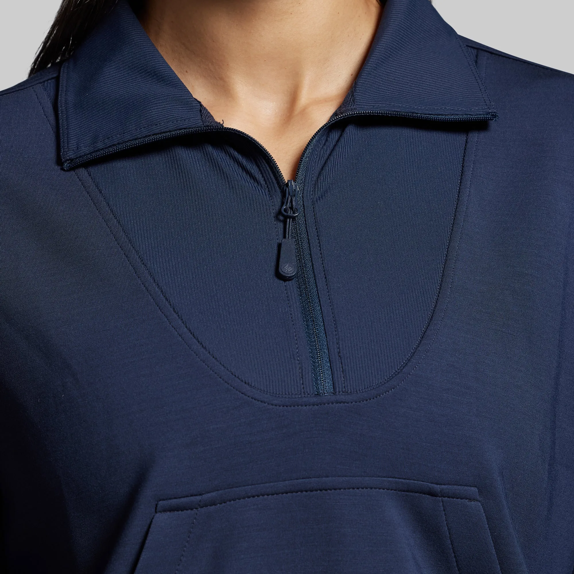 Lounge Lux Quarter Zip Pullover (BP Navy) sold by Born Primitive product image thumbnail 4