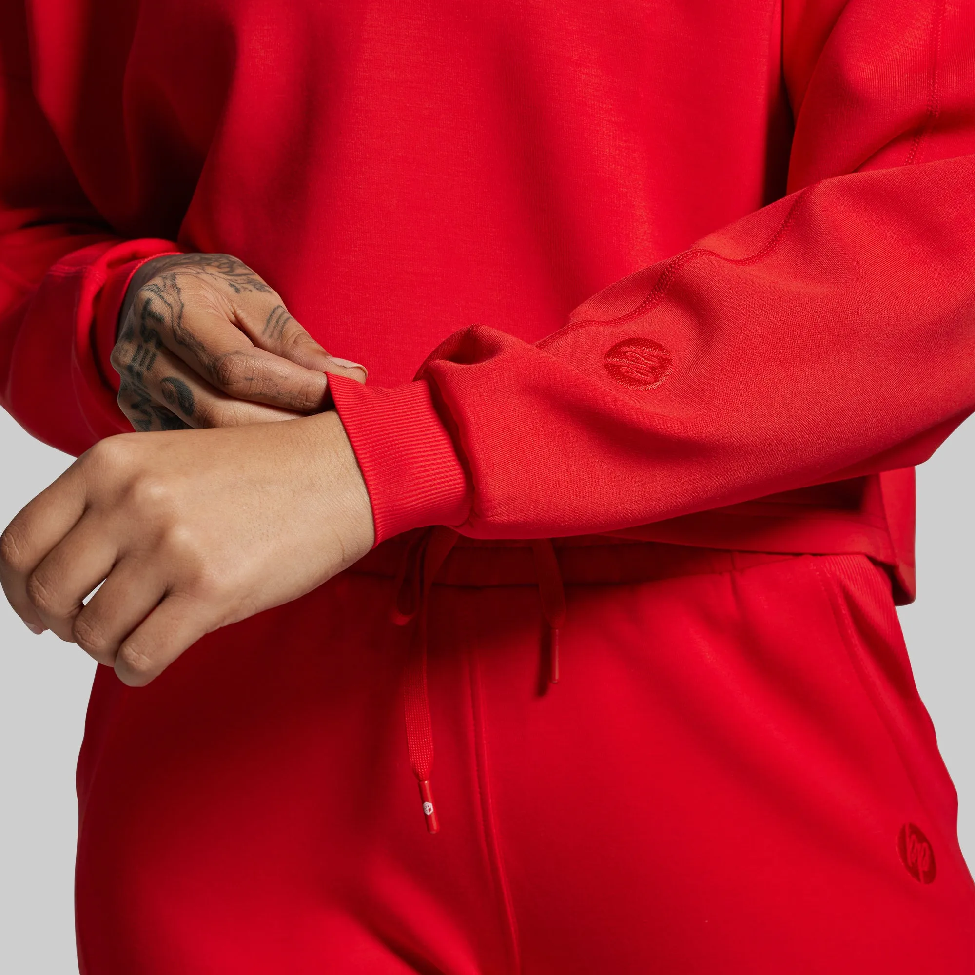 Lounge Lux Cropped Pullover (Adrenaline) sold by Born Primitive product image thumbnail 3