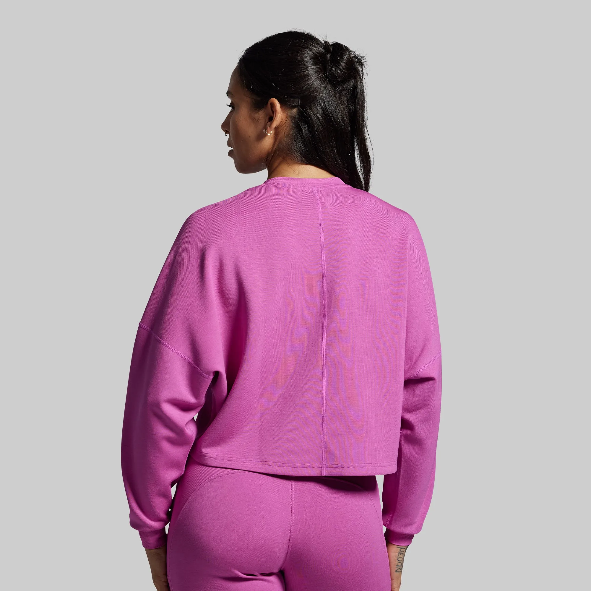 Lounge Lux Cropped Pullover (Viola) sold by Born Primitive product image thumbnail 2