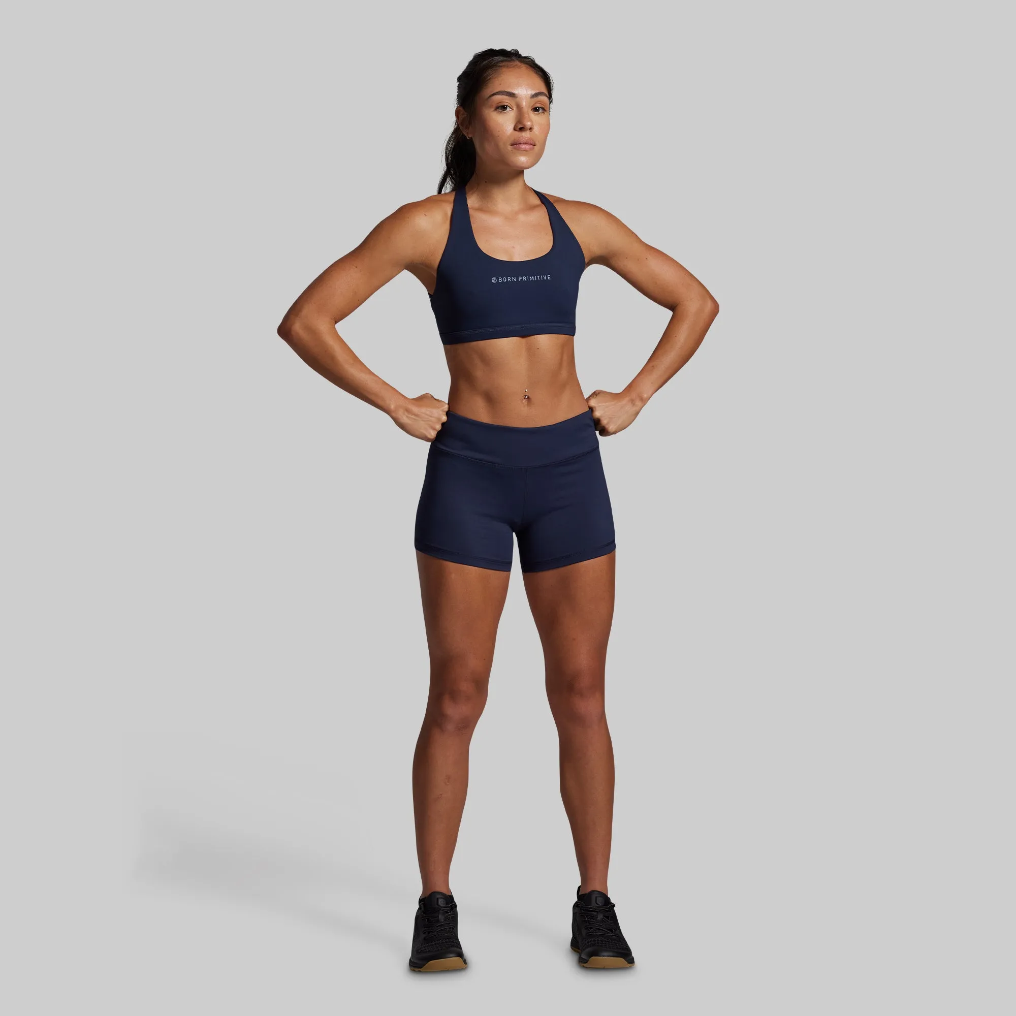 Branded Vitality Sports Bra (BP Navy) sold by Born Primitive product image thumbnail 3