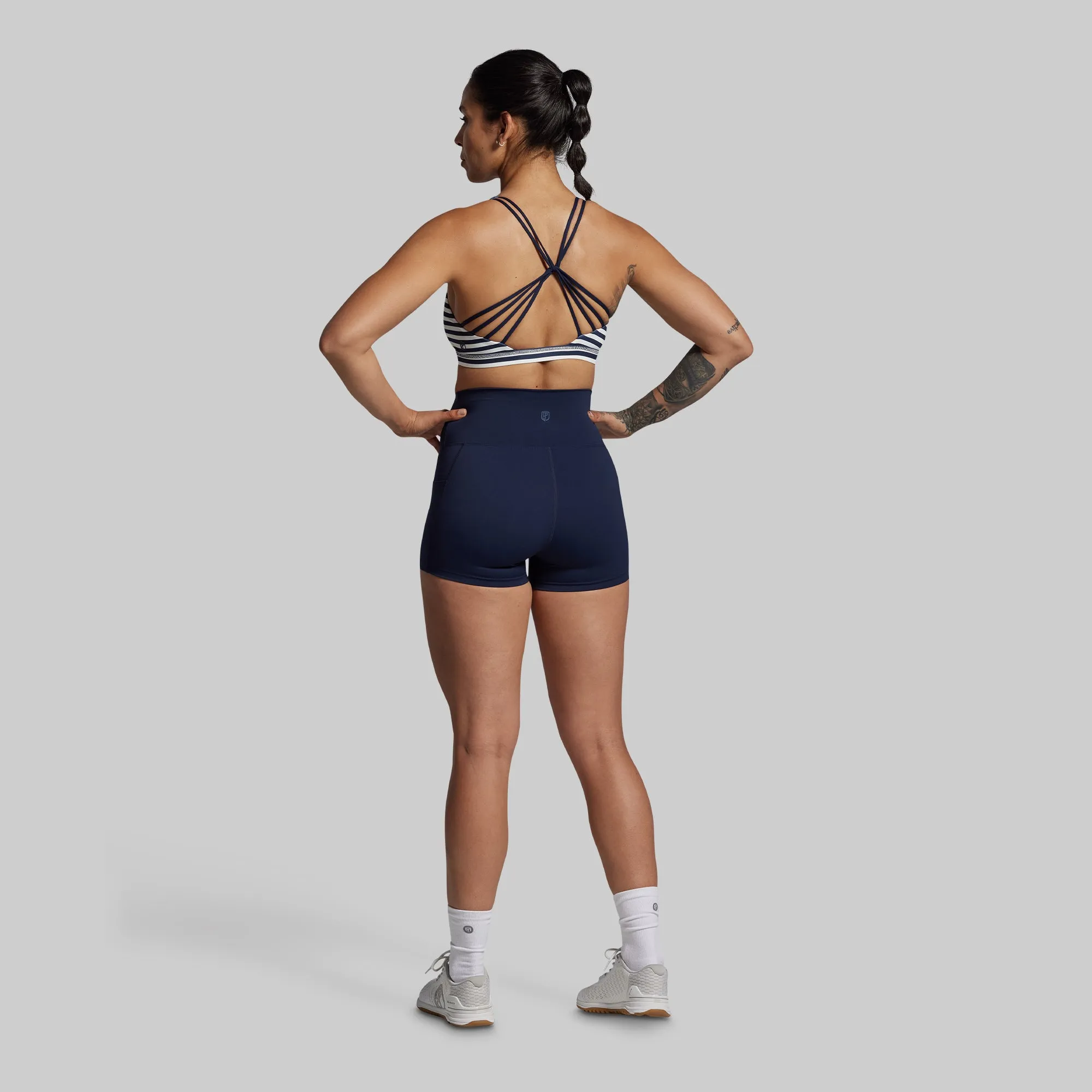 Vitality Sports Bra 2.0 (BP Navy Stripe) sold by Born Primitive product image thumbnail 4