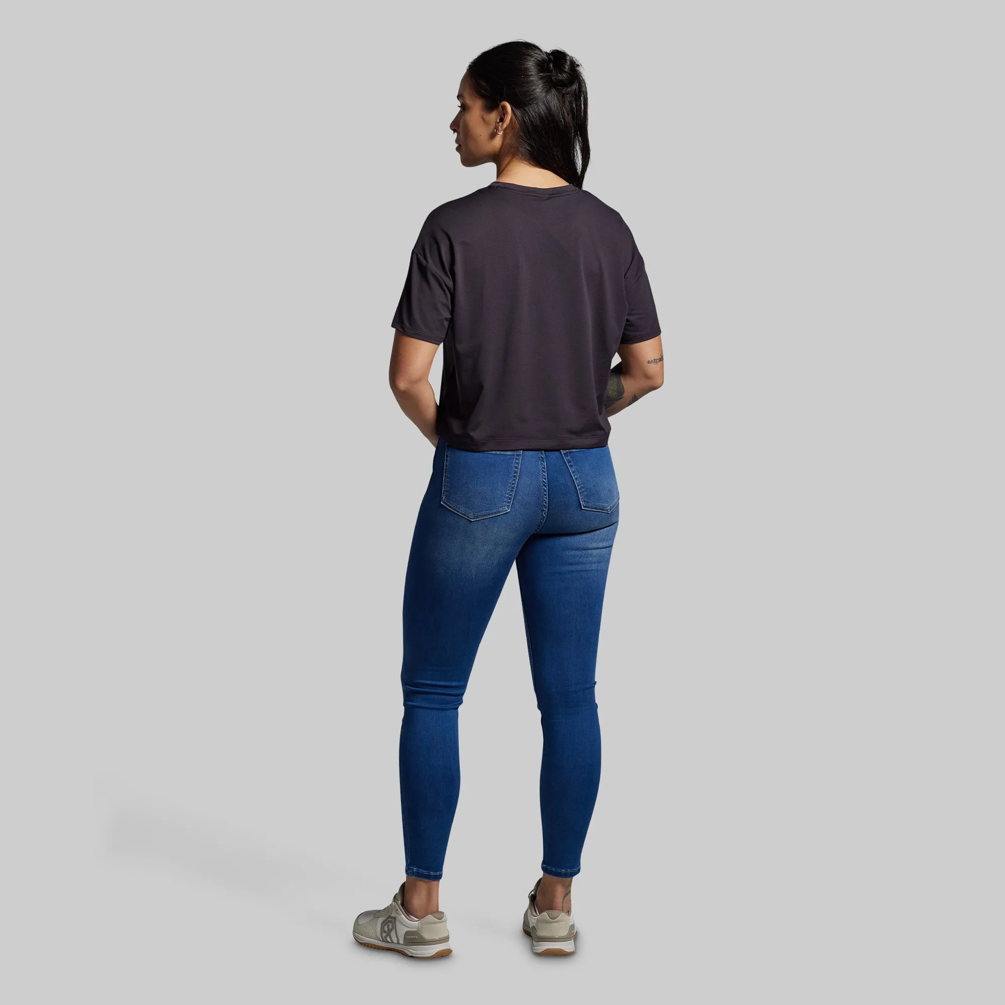 BP Premium Basic Crop Tee (Black) sold by Born Primitive product image thumbnail 4