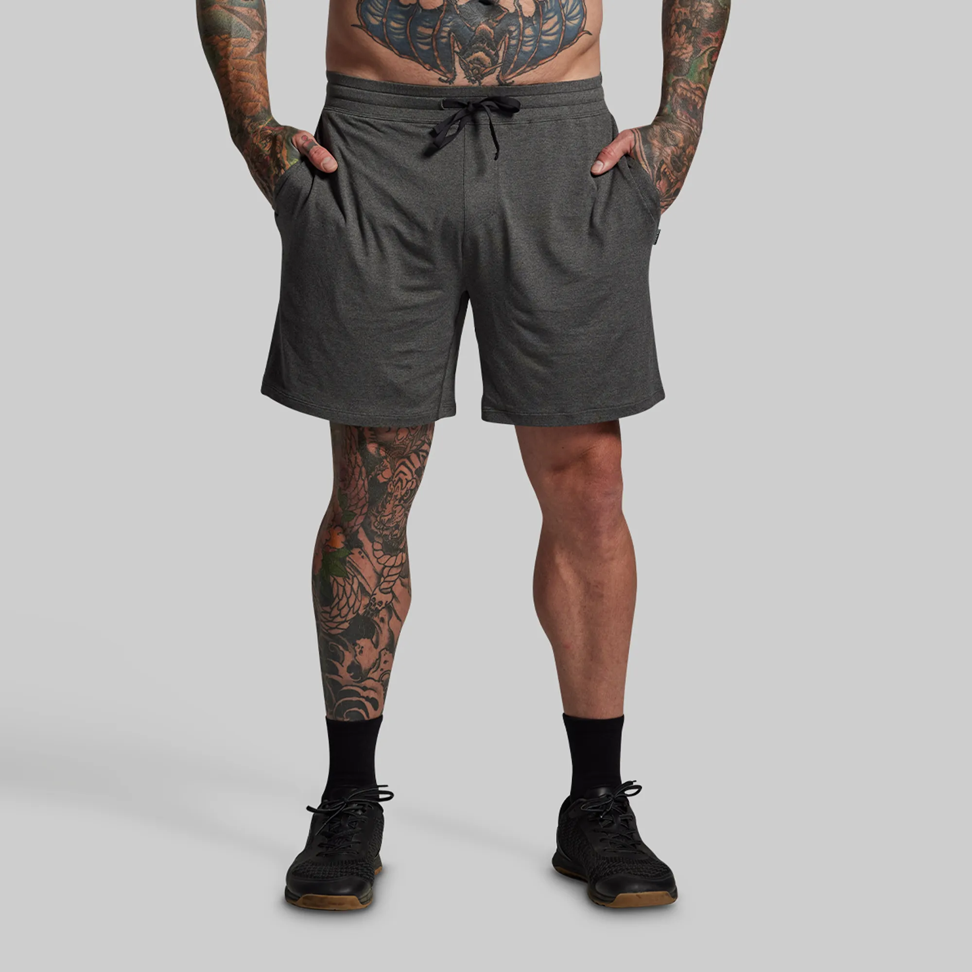 BP Premium Basic All-In-One Short (Charcoal) sold by Born Primitive