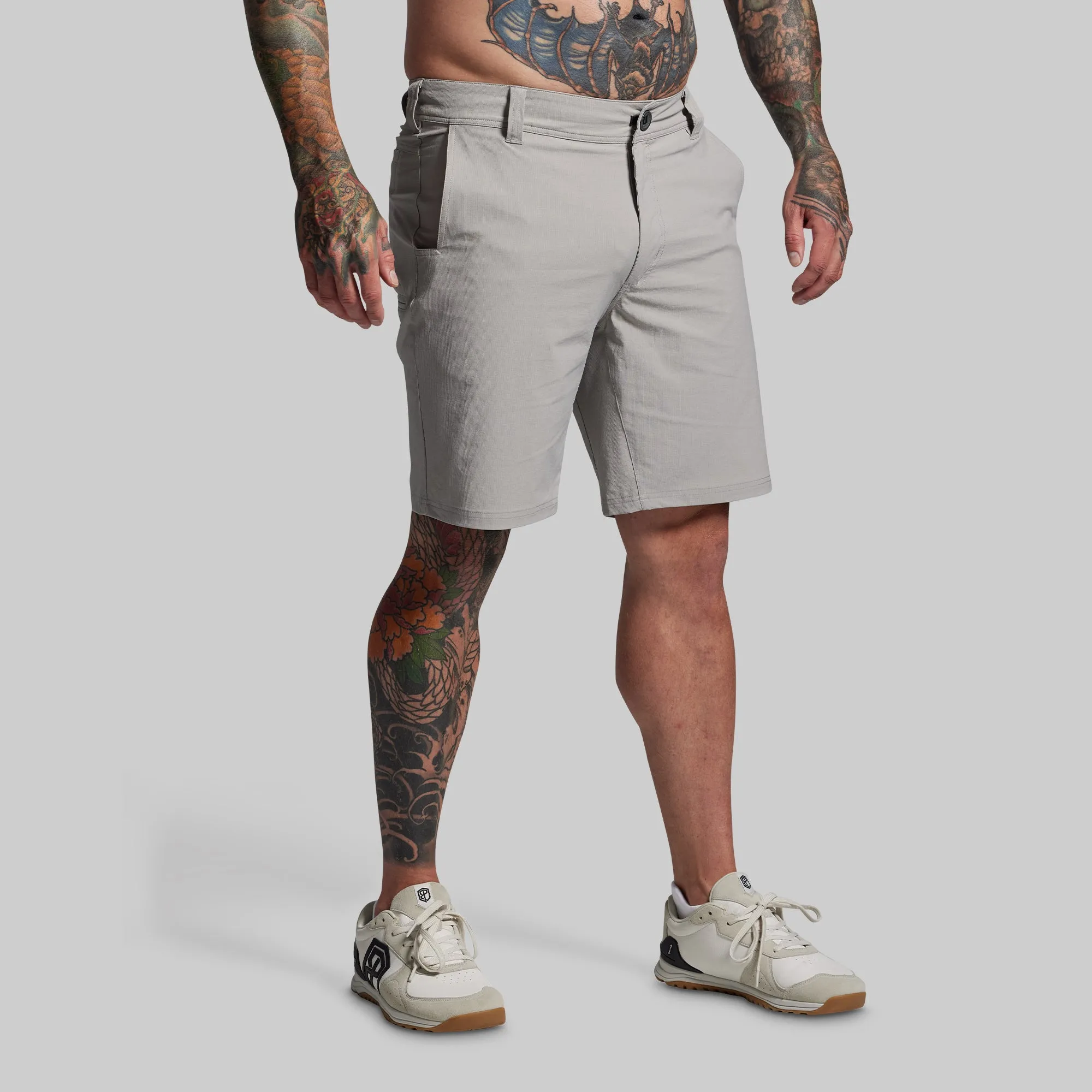 Traverse Short 9" (Paloma Grey) sold by Born Primitive