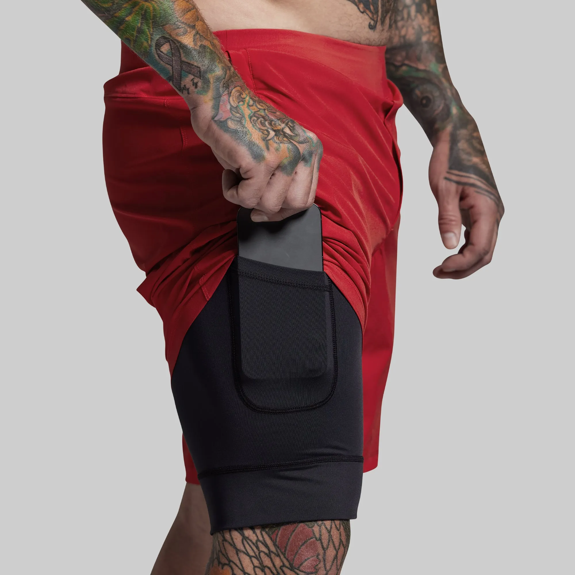 Versatile Short w/ Compression 9" (Adrenaline) sold by Born Primitive product image thumbnail 2