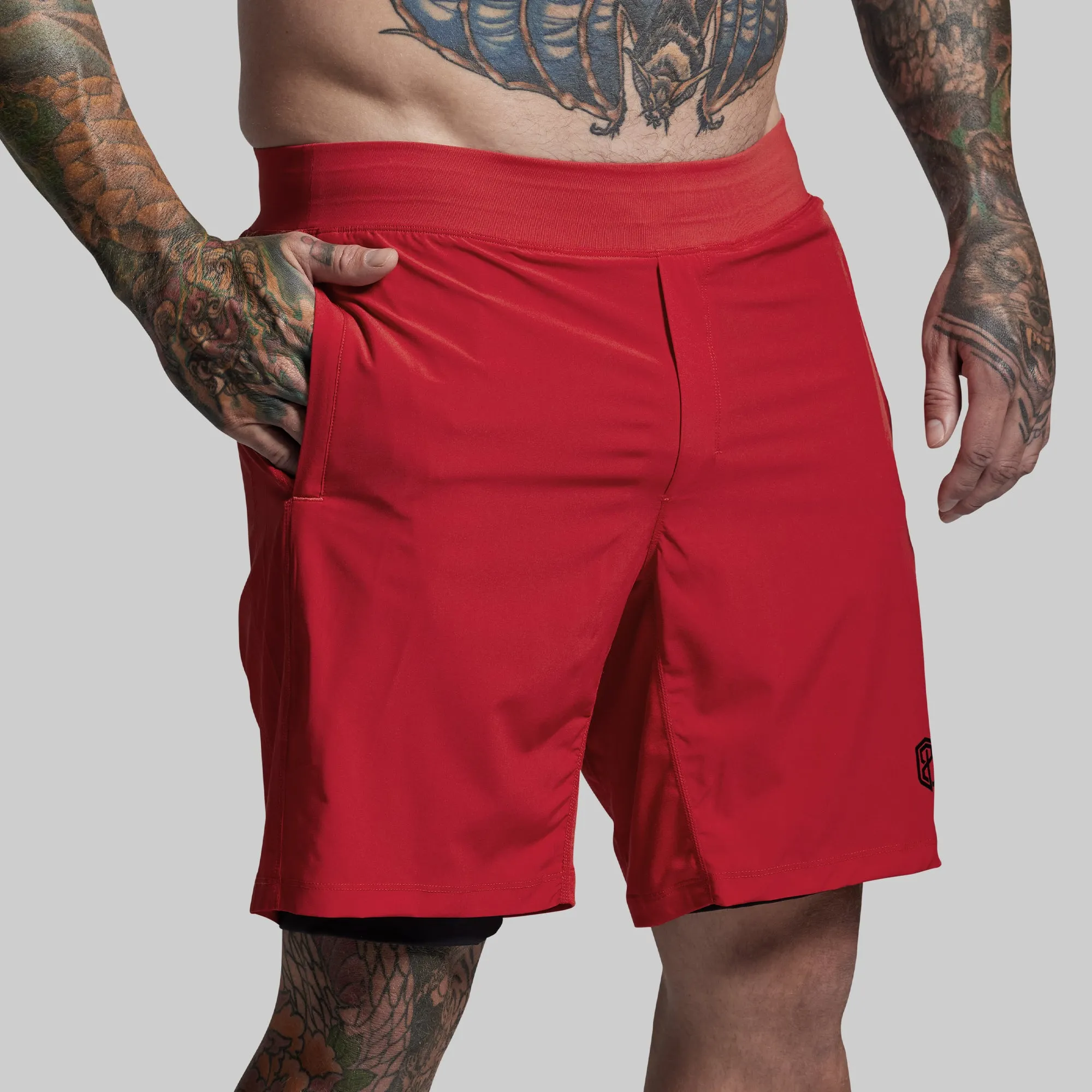 Versatile Short w/ Compression 9" (Adrenaline) sold by Born Primitive product image thumbnail 4