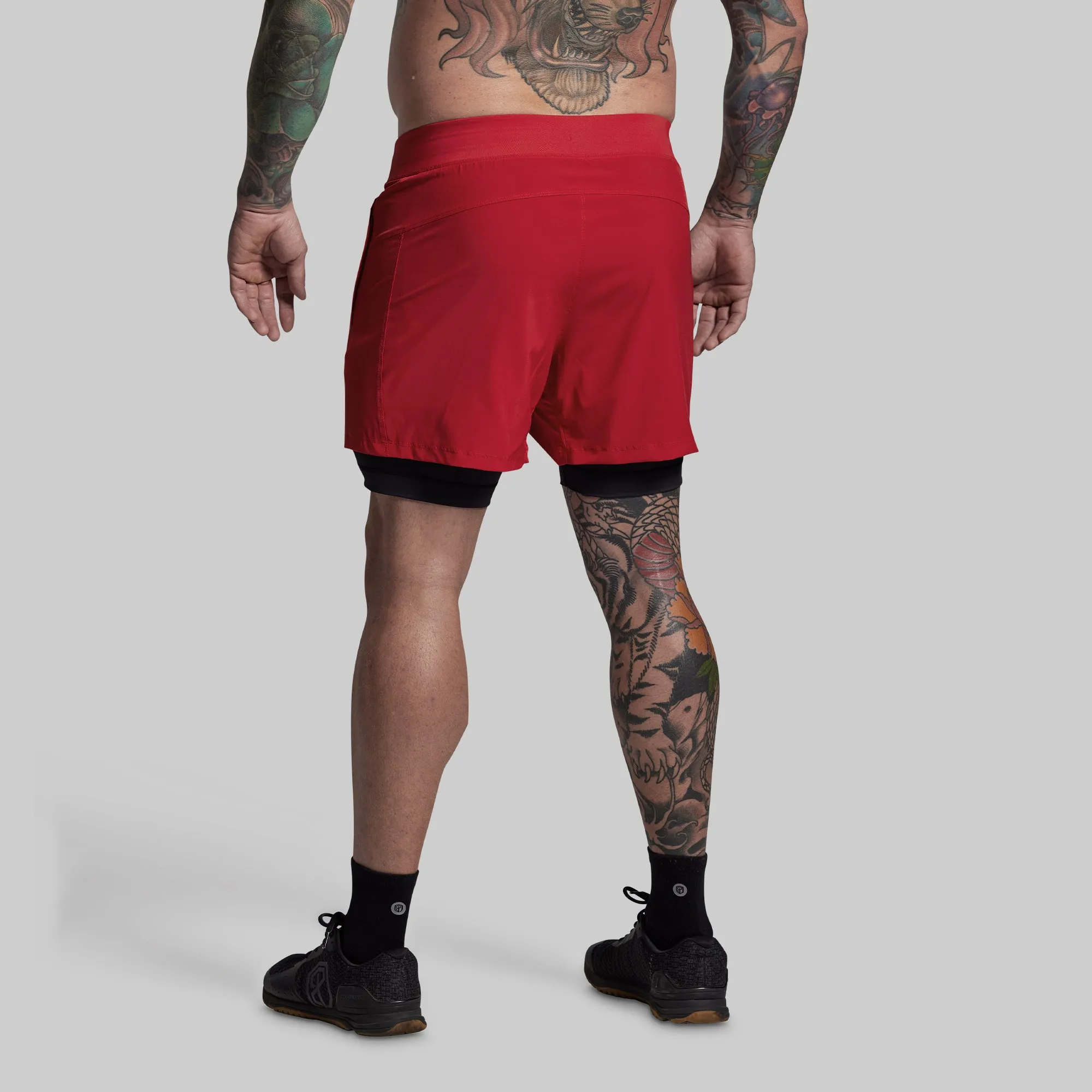 Versatile Short w/ Compression 5" (Adrenaline) sold by Born Primitive product image thumbnail 3