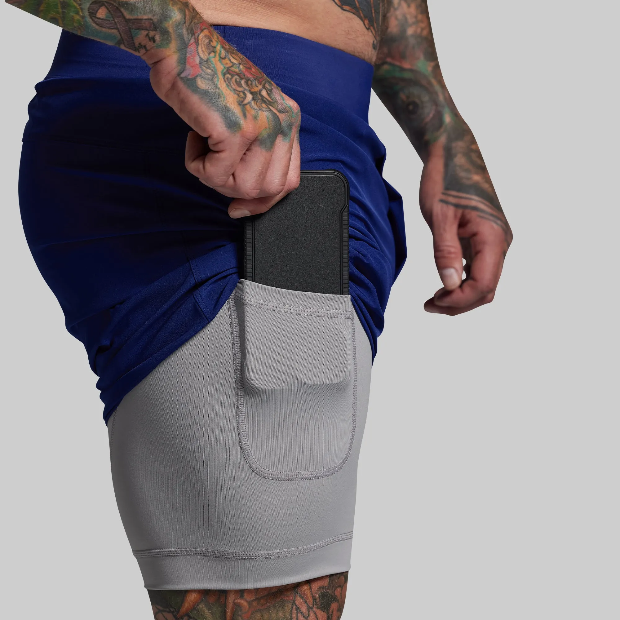 Versatile Short w/ Compression 5" (Cobalt) sold by Born Primitive product image thumbnail 2