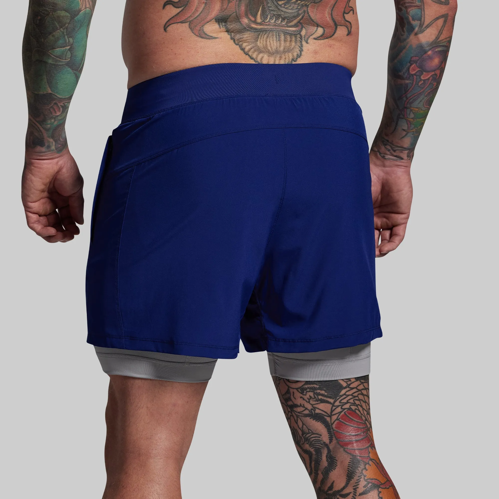 Versatile Short w/ Compression 5" (Cobalt) sold by Born Primitive product image thumbnail 5