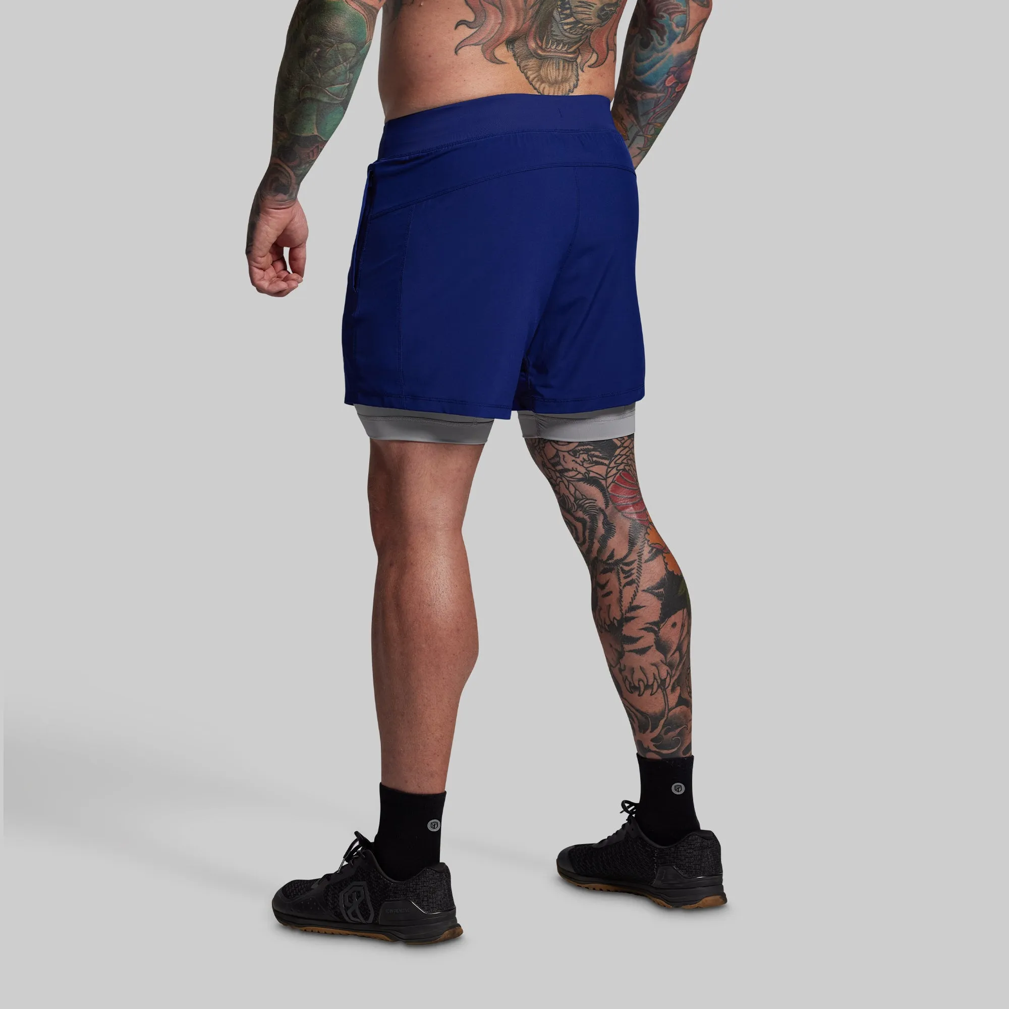 Versatile Short w/ Compression 5" (Cobalt) sold by Born Primitive product image thumbnail 3