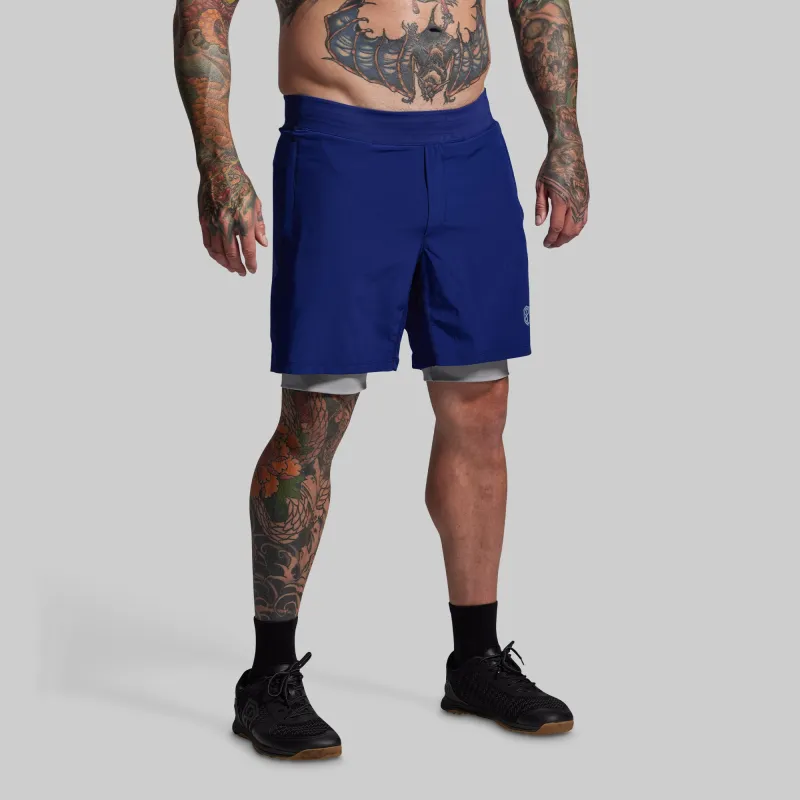 Versatile Short w/ Compression 7" (Cobalt) sold by Born Primitive