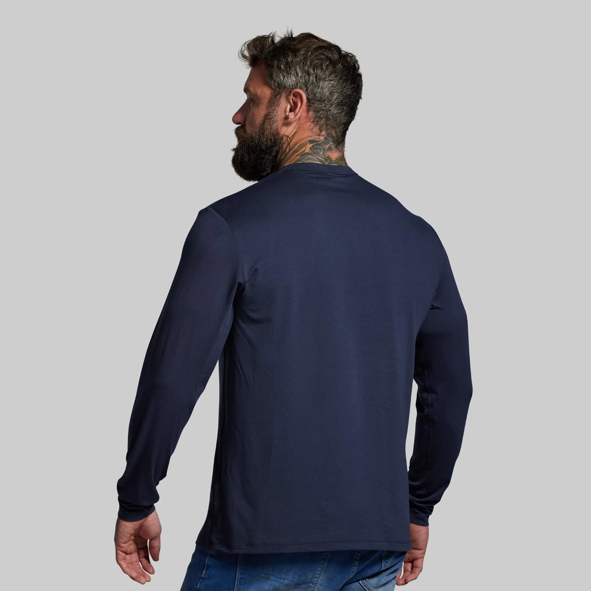 BP Premium Basic Long Sleeve (BP Navy) sold by Born Primitive product image thumbnail 2