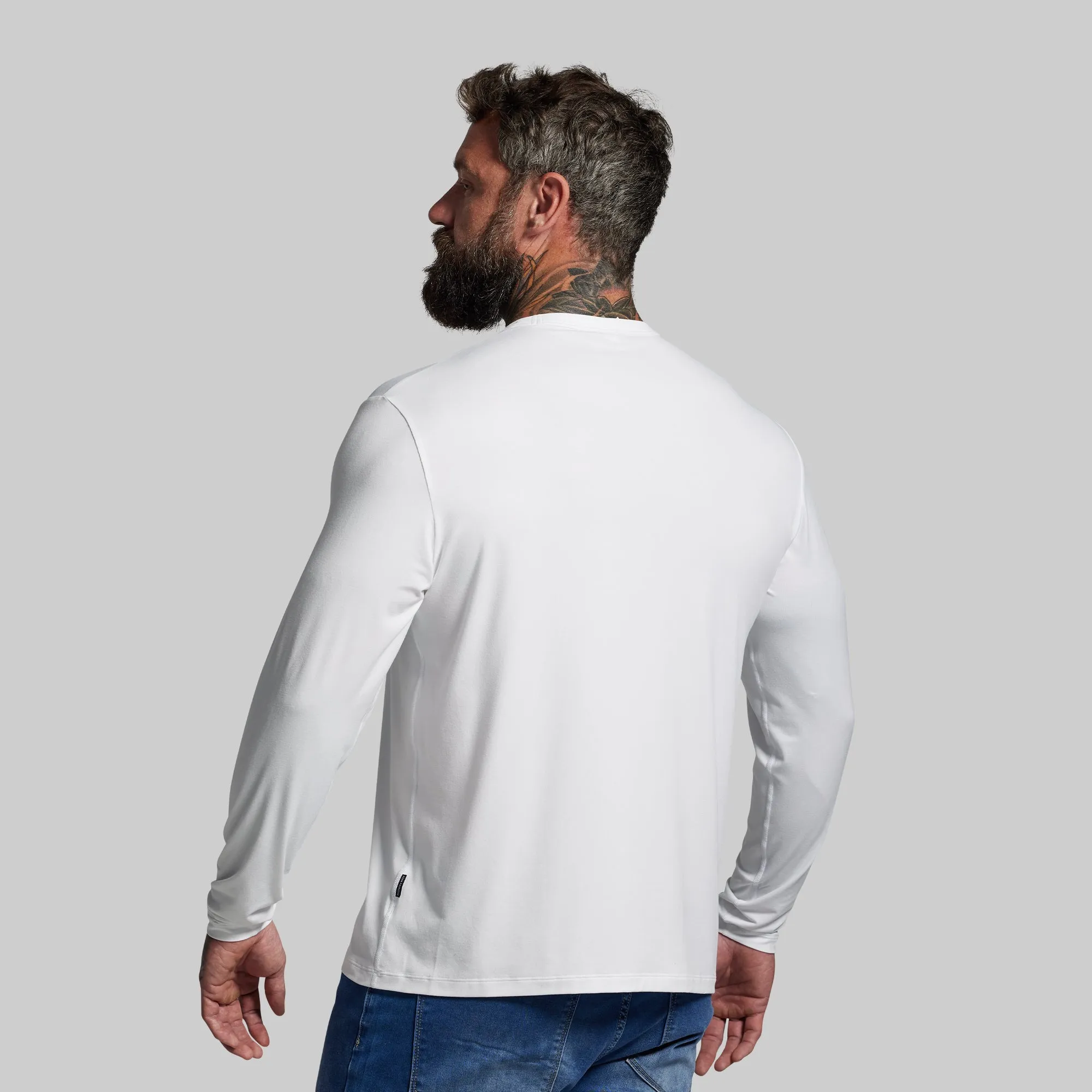 BP Premium Basic Long Sleeve (White) sold by Born Primitive product image thumbnail 2