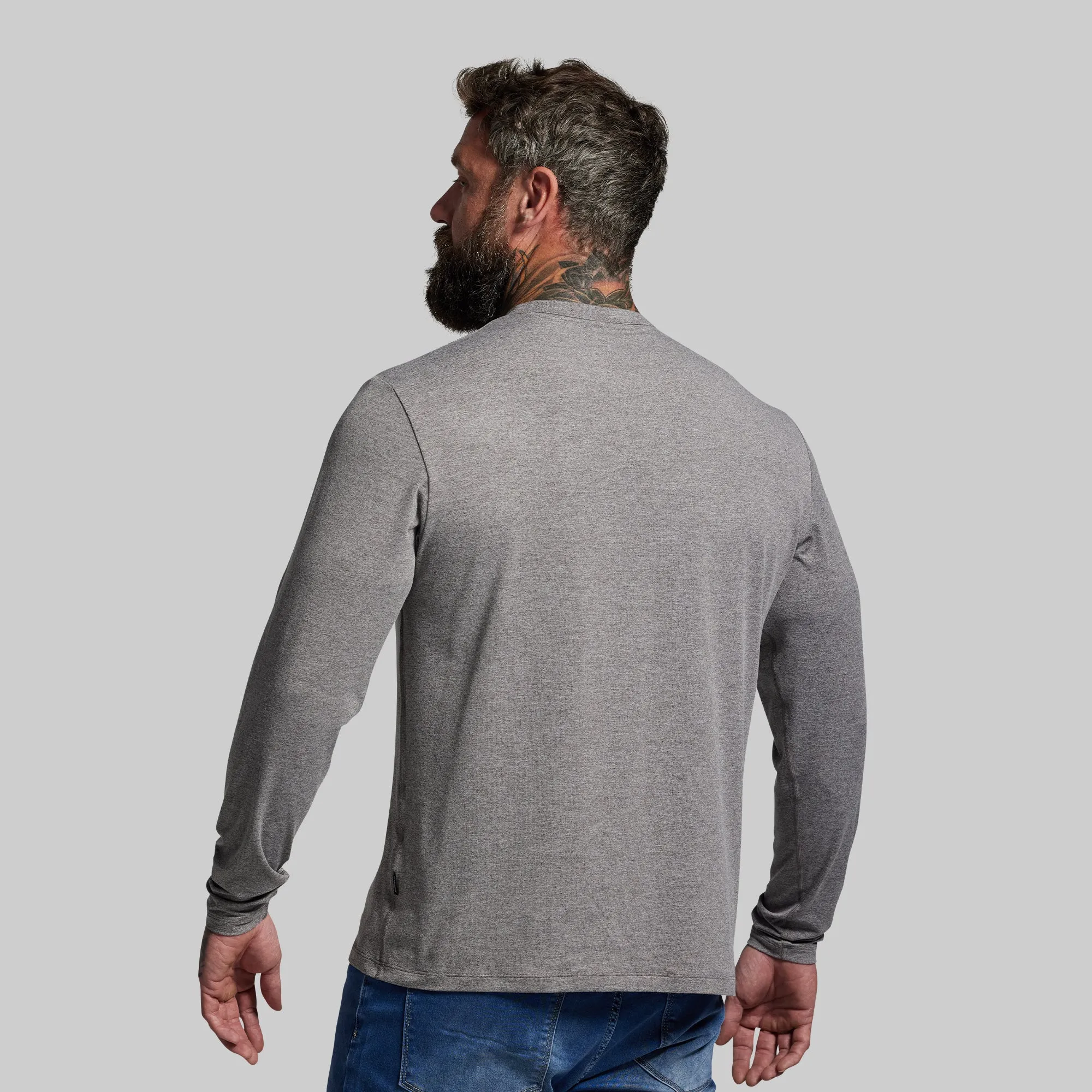 BP Premium Basic Long Sleeve (Heather Grey) sold by Born Primitive product image thumbnail 2