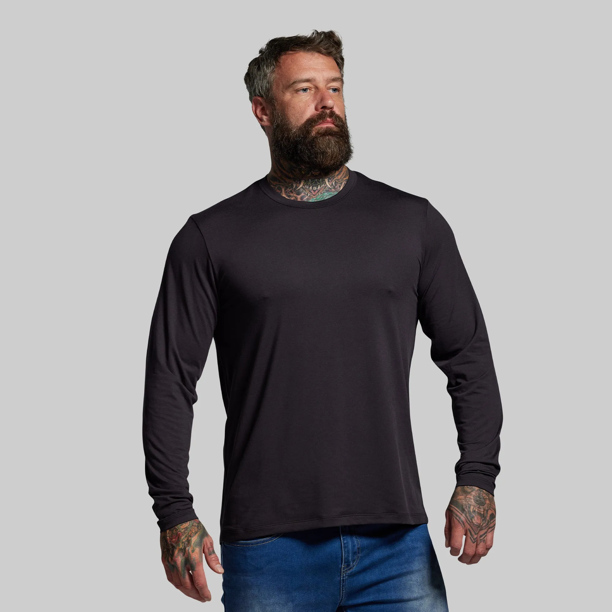 BP Premium Basic Long Sleeve (Black) sold by Born Primitive