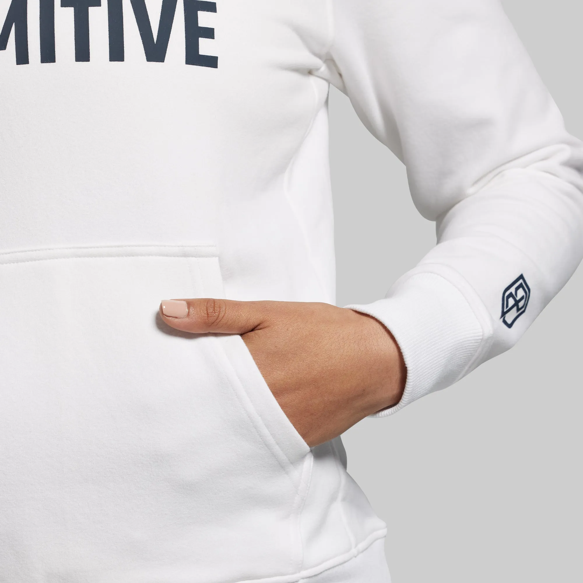 BP Flag Women's Unmatched Hoodie (White) sold by Born Primitive product image thumbnail 4