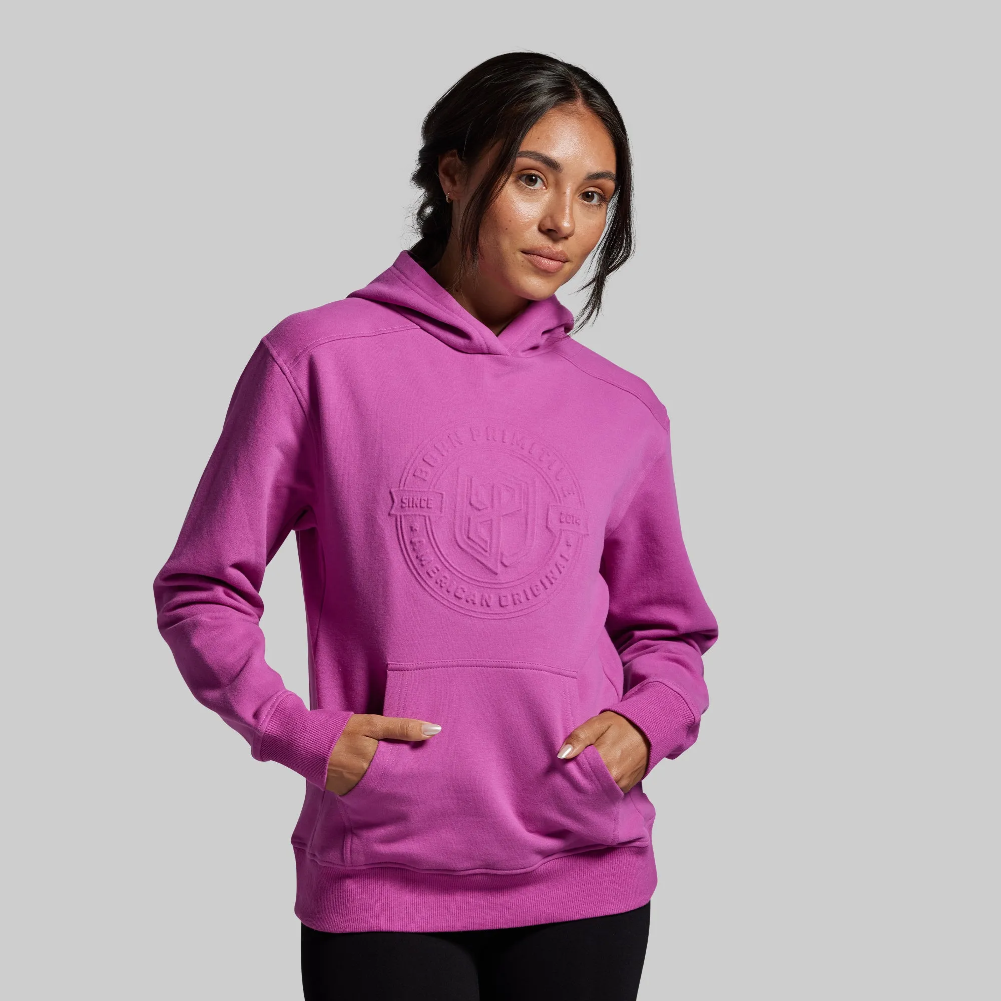 American Original Embossed Women's Unmatched Hoodie (Viola) sold by Born Primitive product image thumbnail 3