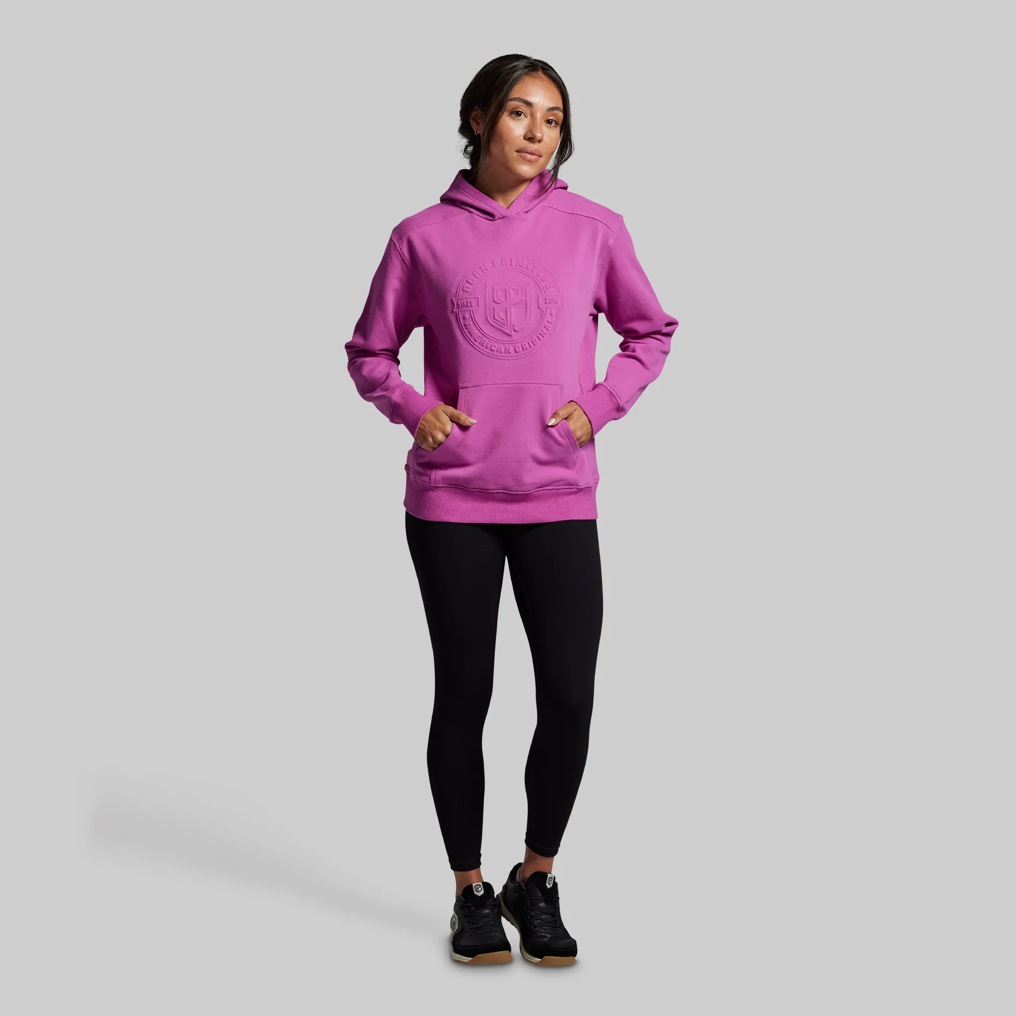 American Original Embossed Women's Unmatched Hoodie (Viola) sold by Born Primitive product image thumbnail 5