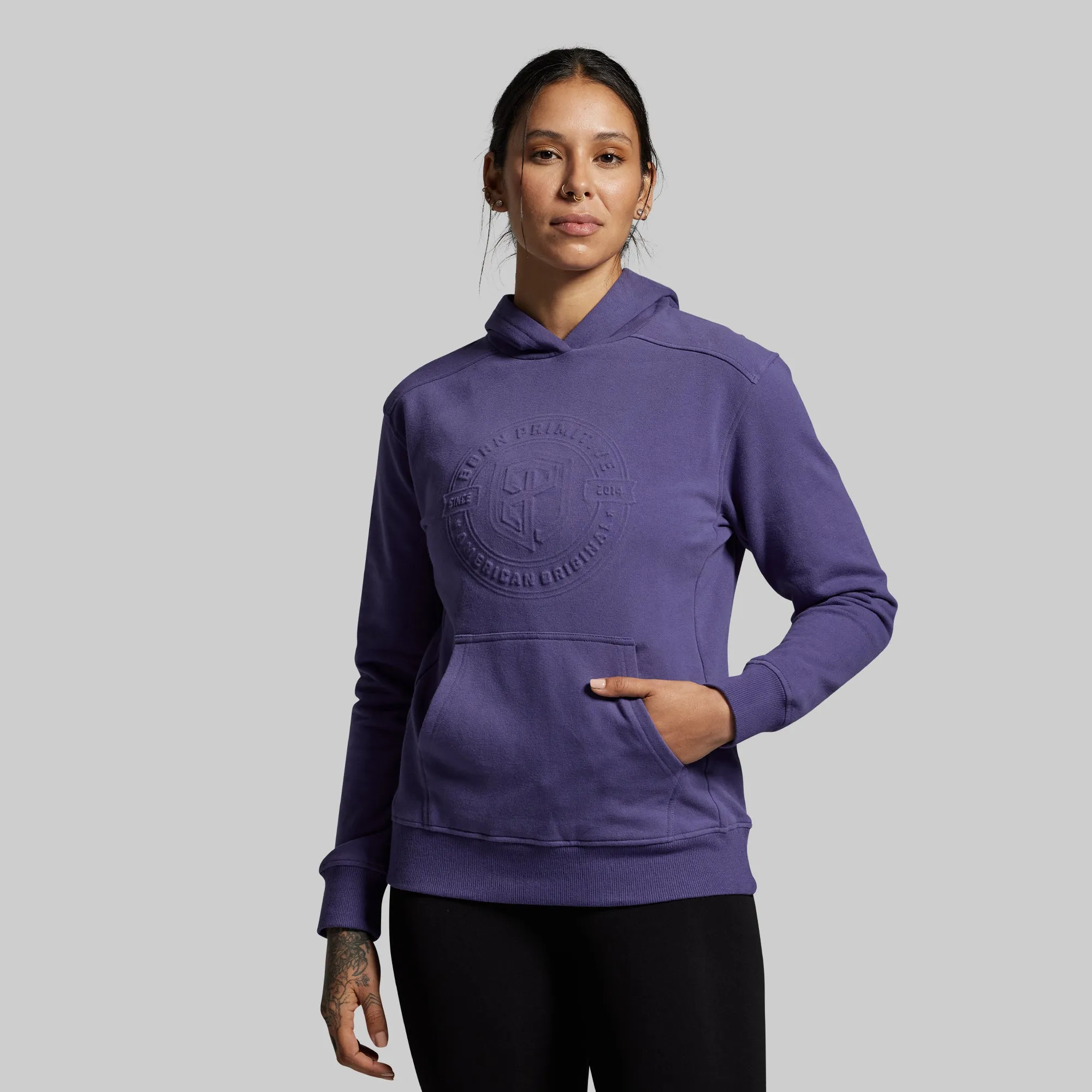 American Original Embossed Women's Unmatched Hoodie (Deep Sky) sold by Born Primitive product image thumbnail 3